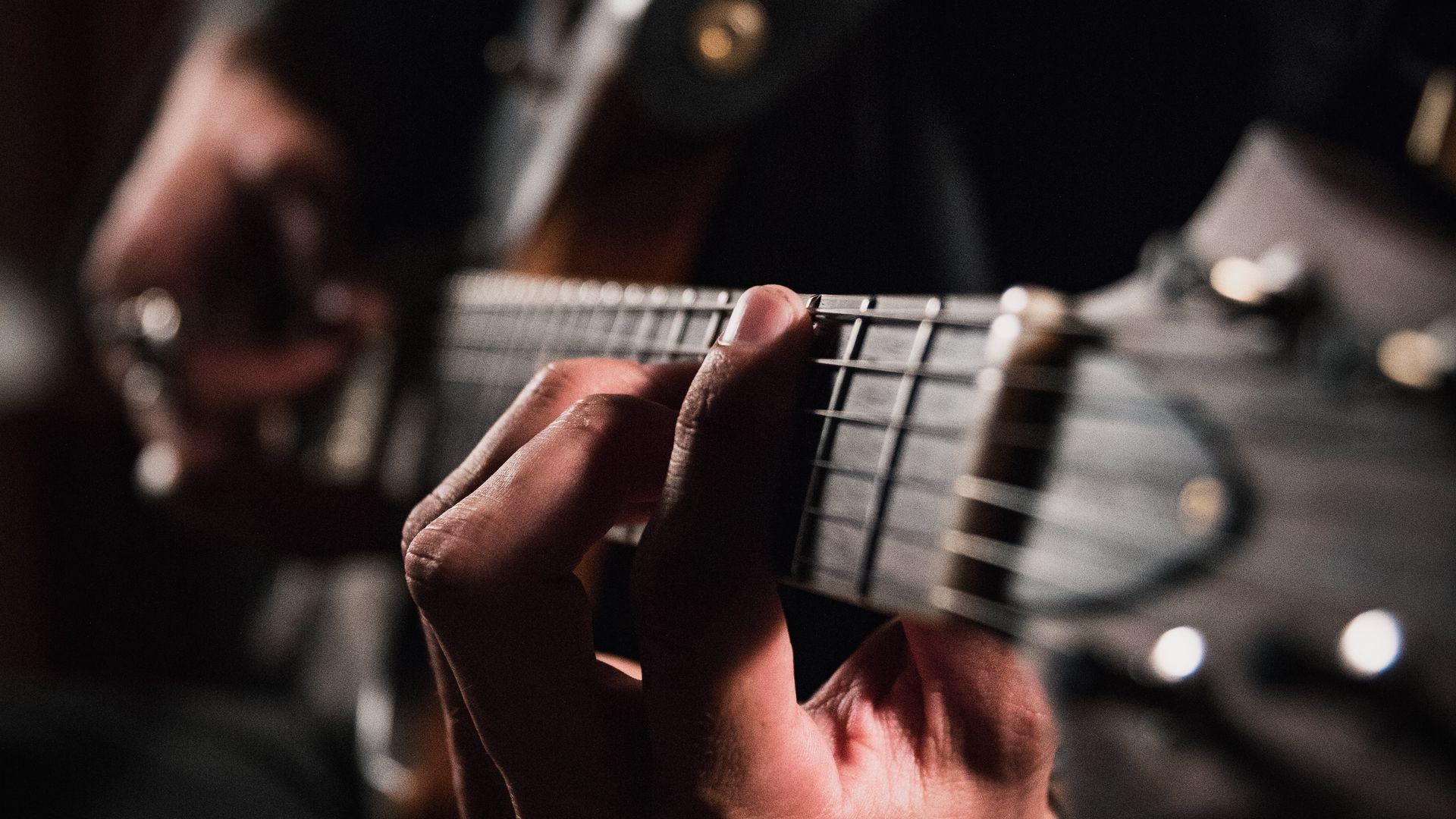1920x1080 Guitar, Hands, Fingers PC Wallpaper Free Download