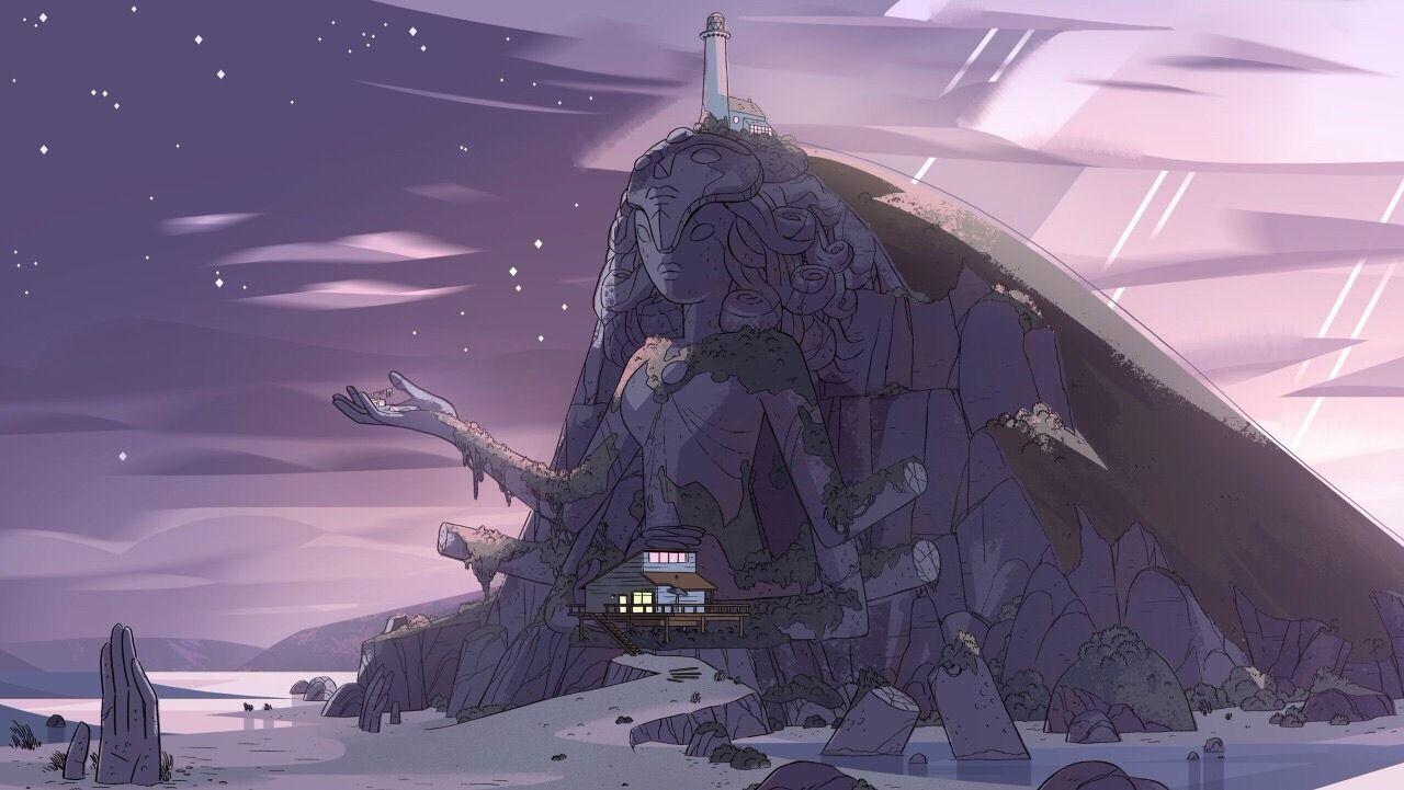 1280x721 art cartoon wallpaper scenery not mine rose quartz pearl jasper SU