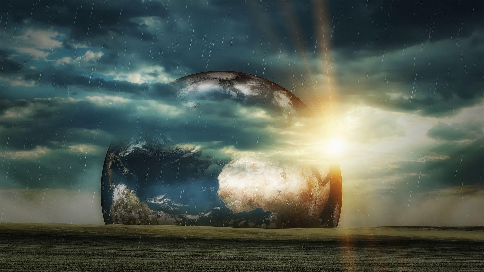 1920x1080 Space and Rain Wallpaper, HD Space and Rain Background on WallpaperBat