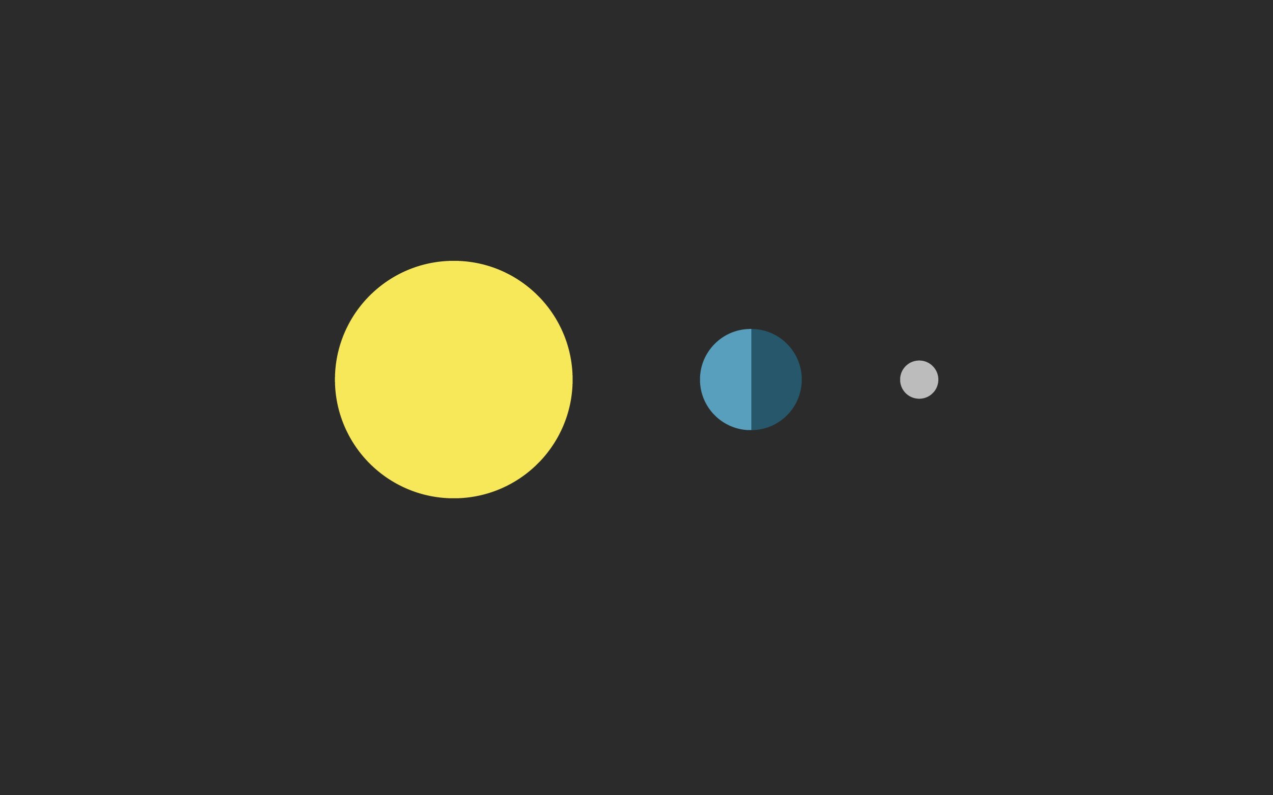 2560x1600 Sun Earth Moon HD Wallpaper • GamePhD
