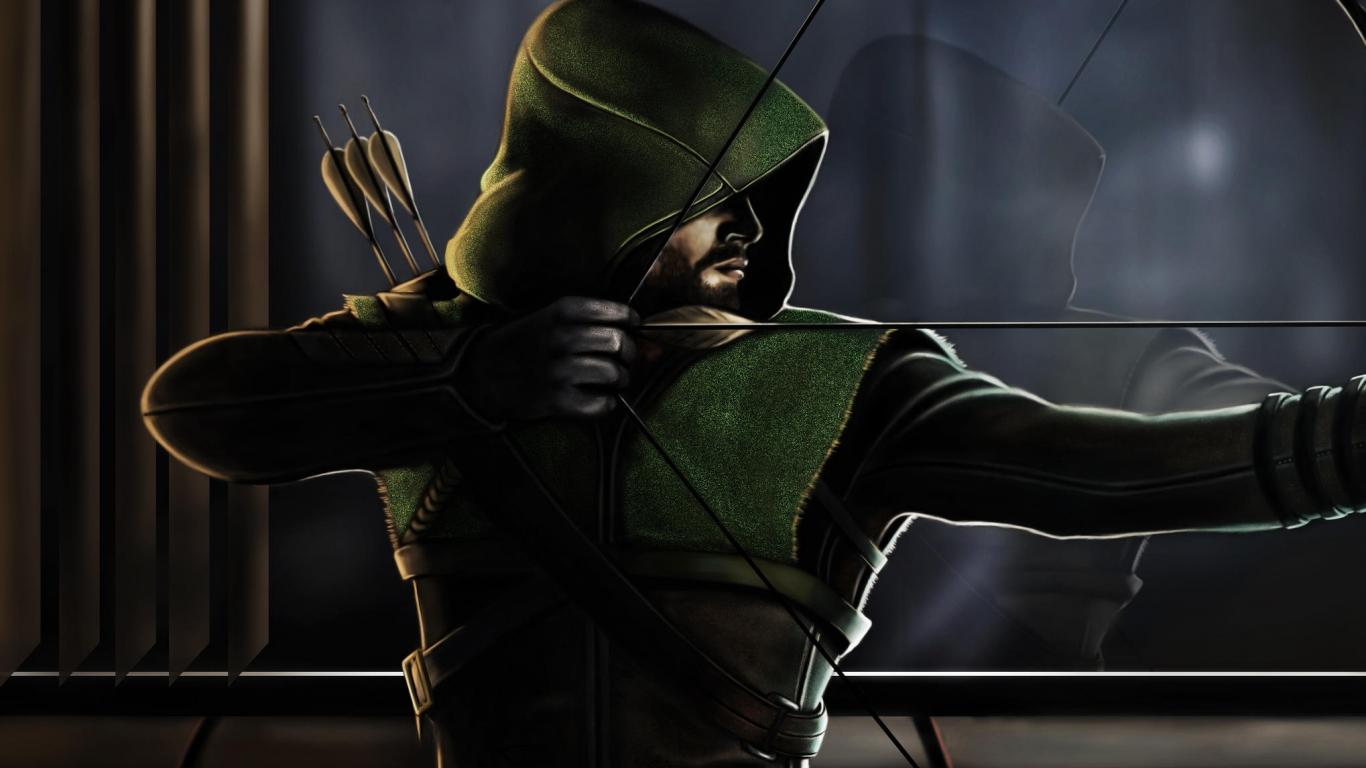 1366x768 Download 1366x768 wallpaper green arrow, dc comics, art, tablet, laptop, 1366x768 HD image, background, 18607