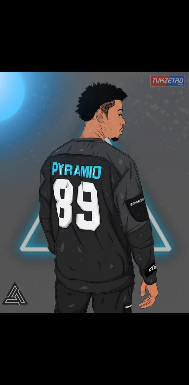 630x1280 Black pyramid wallpaper