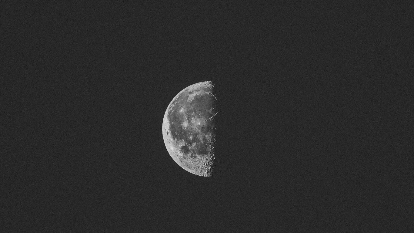 1366x768 Dark Night Moon Laptop HD , HD 4k Wallpaper, Image, Background, Photos and Picture