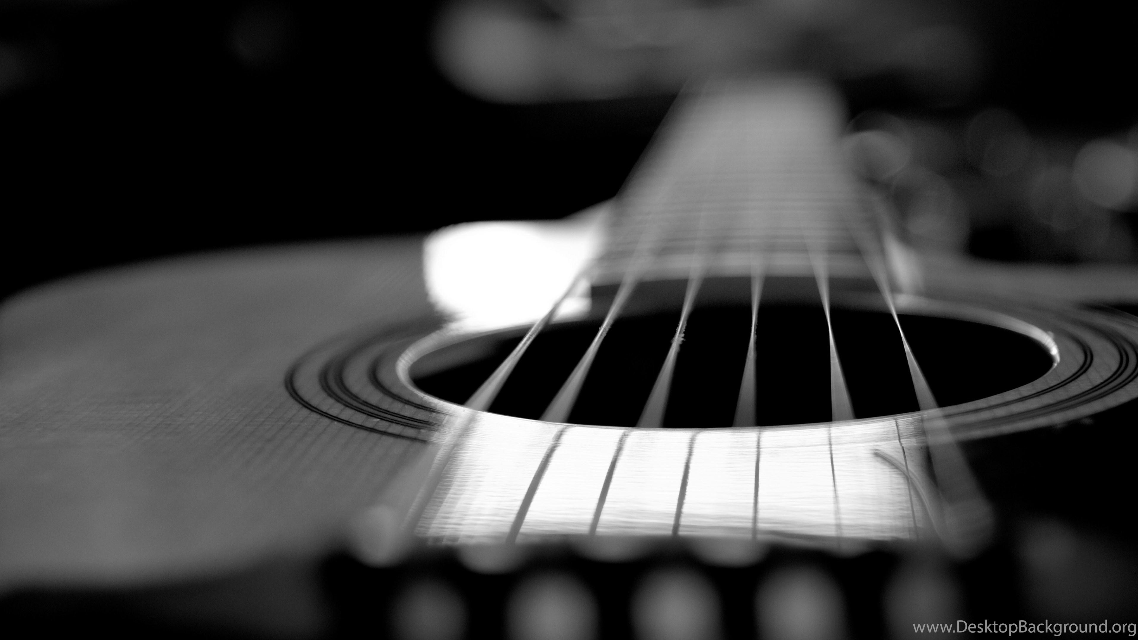 3840x2160 Justpict.com Vintage Acoustic Guitar Wallpaper Desktop Background