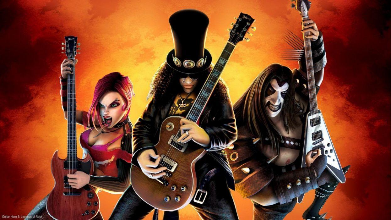 1245x700 GUITAR HERO music guitars heavy metal rock hard 1ghero rhythm guitarhero slash guns roses wallpaperx1440