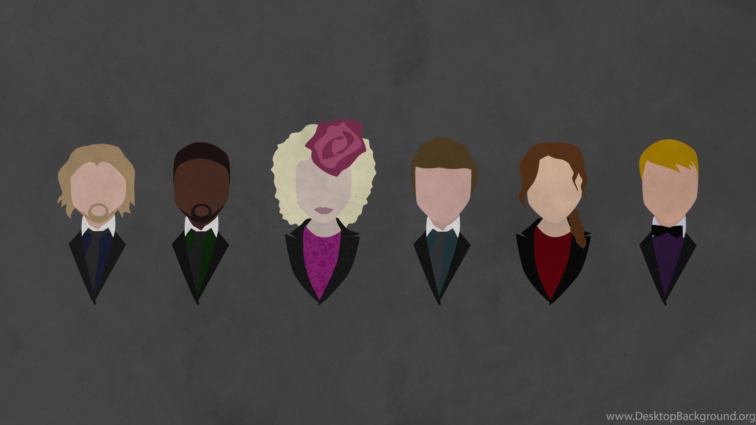 2560x1440 The Hunger Games Minimalistic Desktop Background