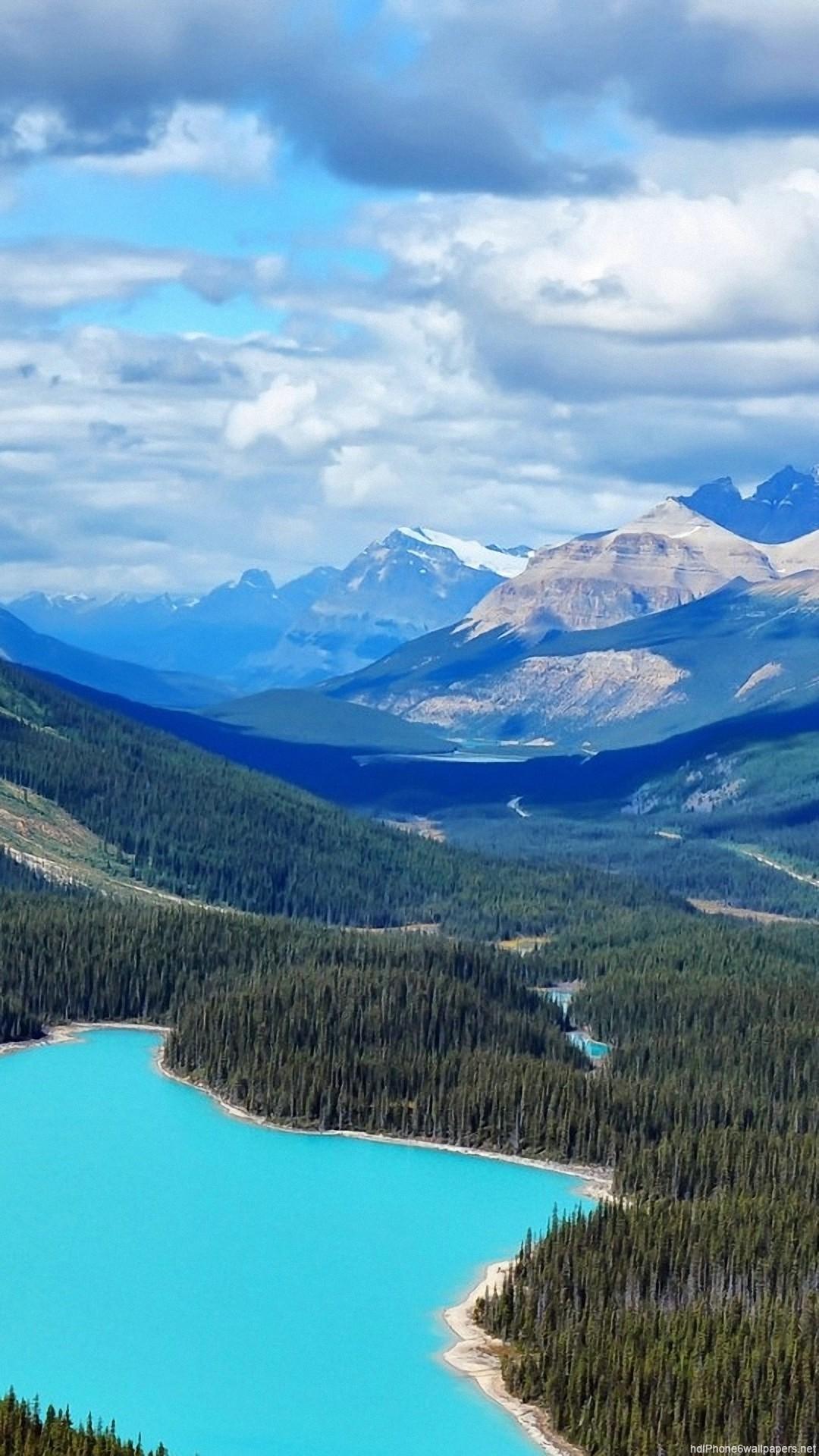 1080x1920 Canada Blue Lake iPhone 6 Wallpaper HD HD Wallpaper