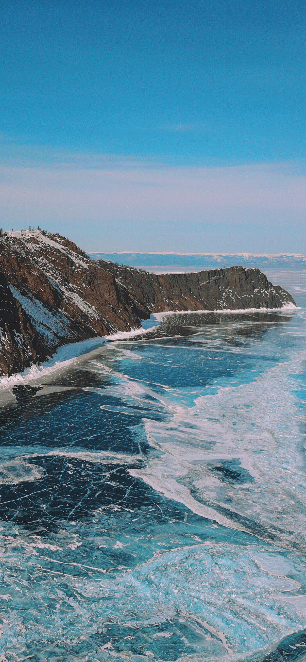 1242x2688 Baikal Lake Wallpaper for iPhone Pro Max, X, 6