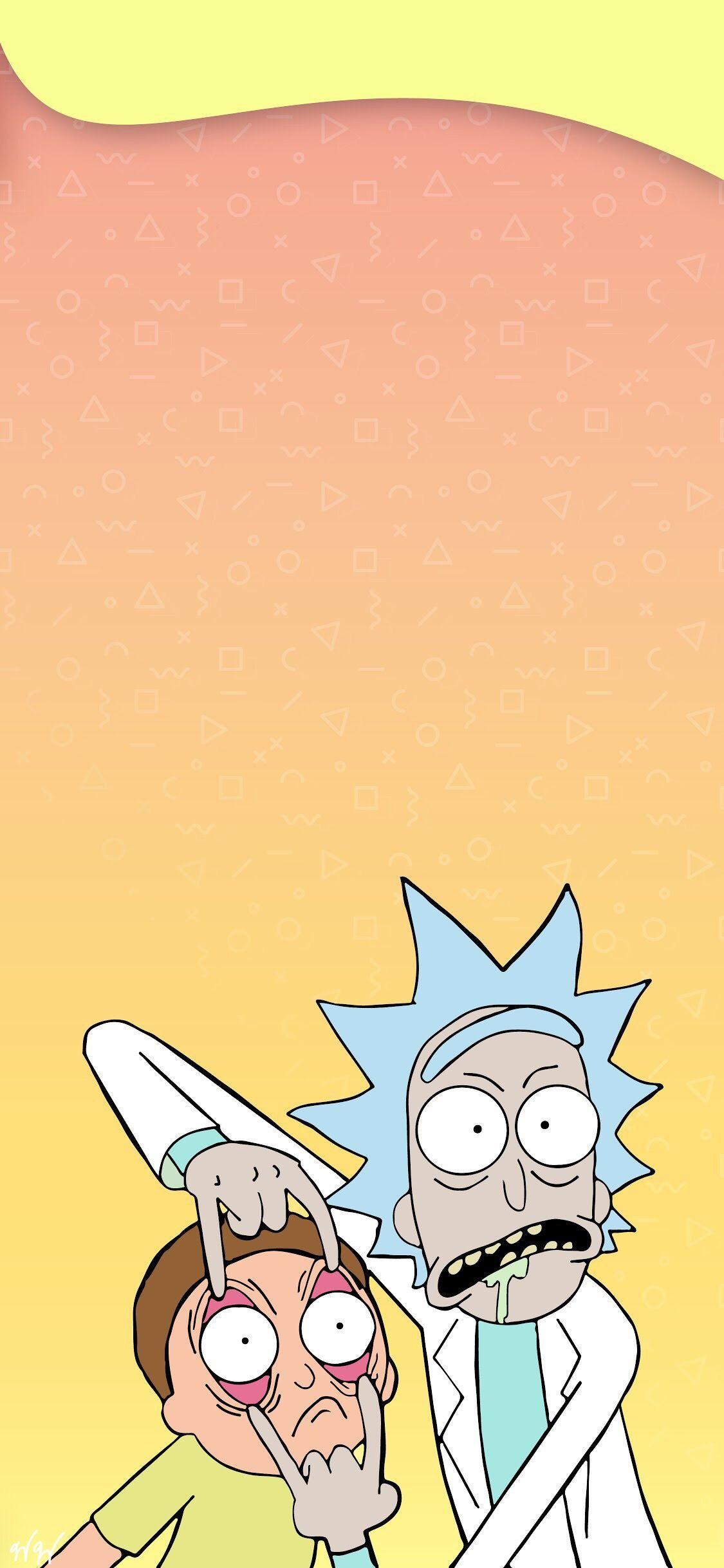 Rick and Morty  Portal Gun Teleporting 4K wallpaper download