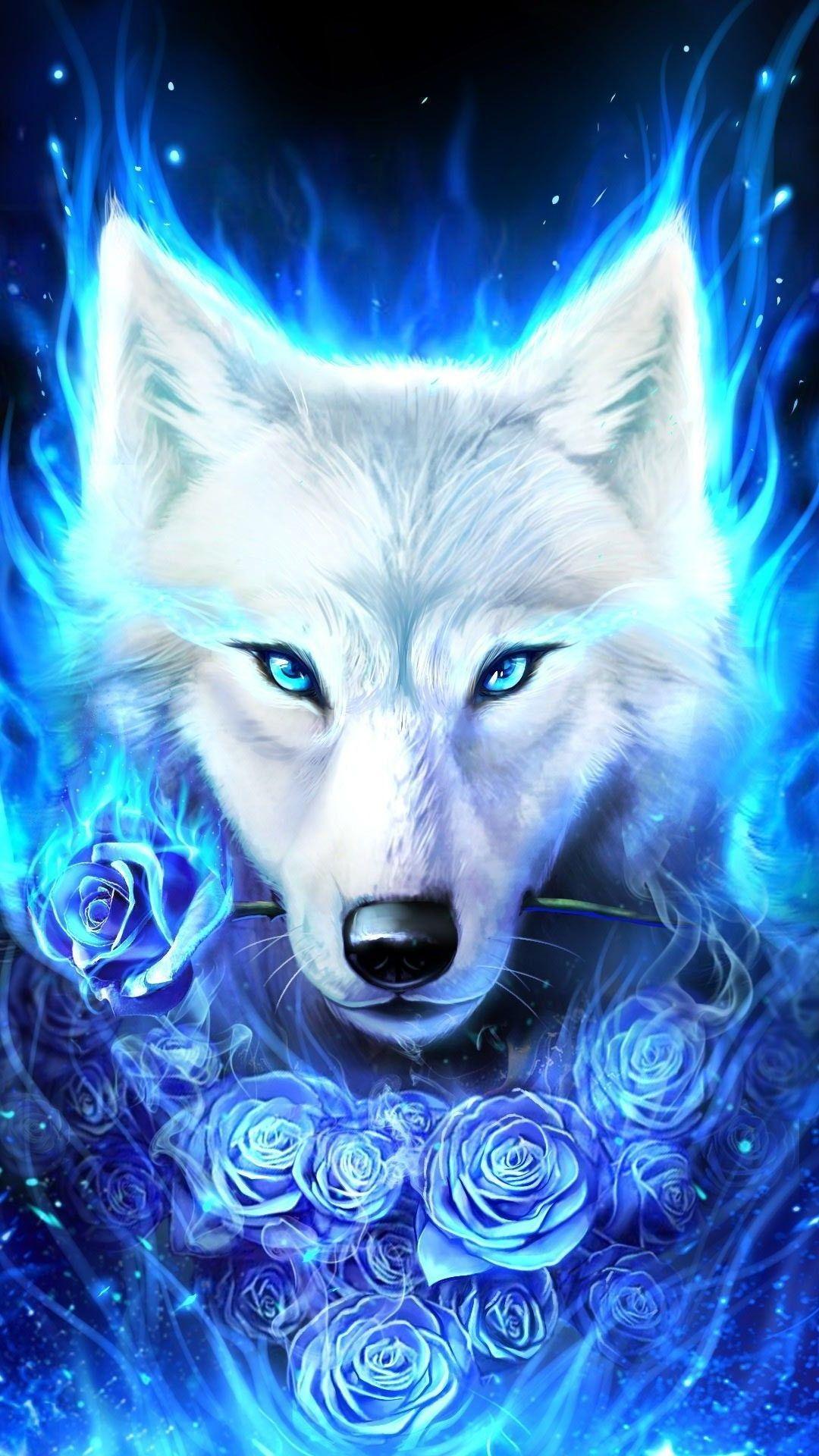 1080x1920 Galaxy Wolf Wallpaper