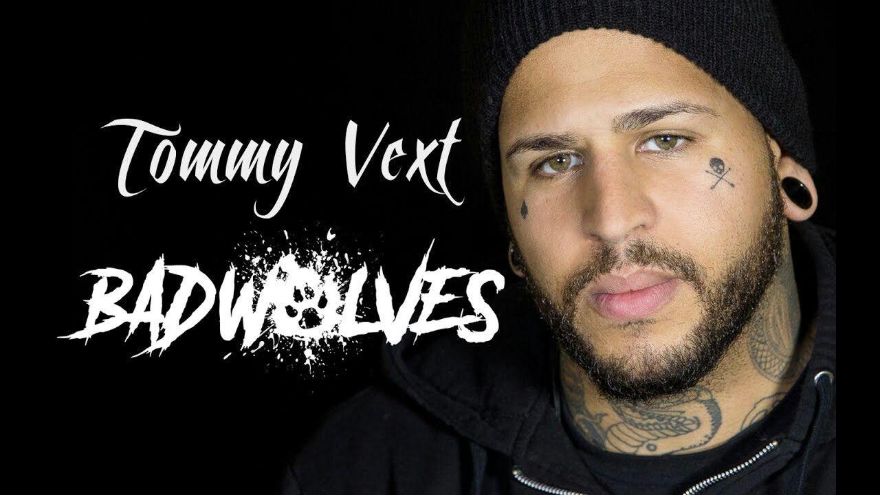 1280x720 Tommy Vext singer of Bad Wolves. Music lyric tattoos, Bad wolf, Wolf band
