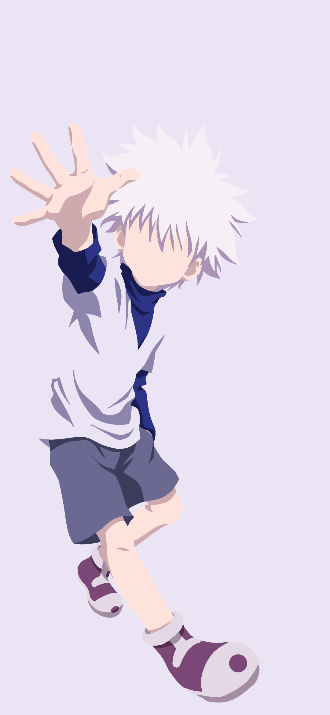 1080x2340 OC) Minimalistic Killua: HunterXHunter