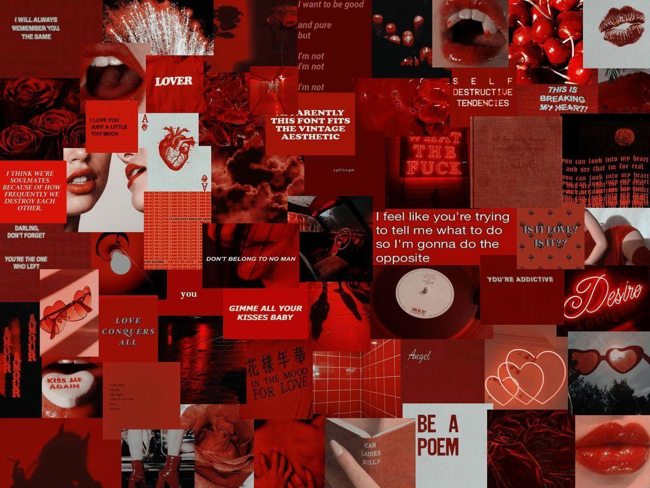 1280x960 Aesthetic Red Wallpaper