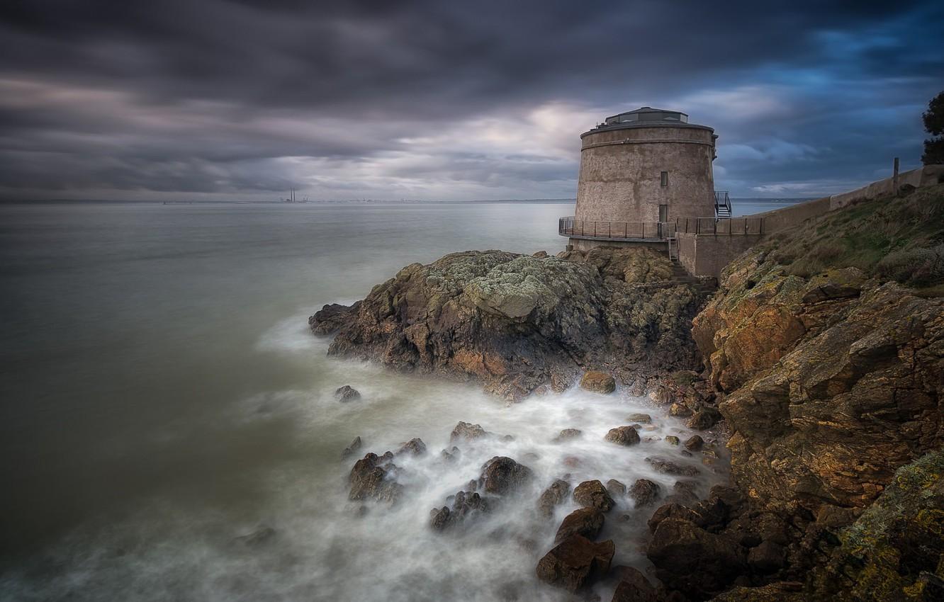 1332x850 Wallpaper Ireland, Dublin, Martello Tower image for desktop, section пейзажи