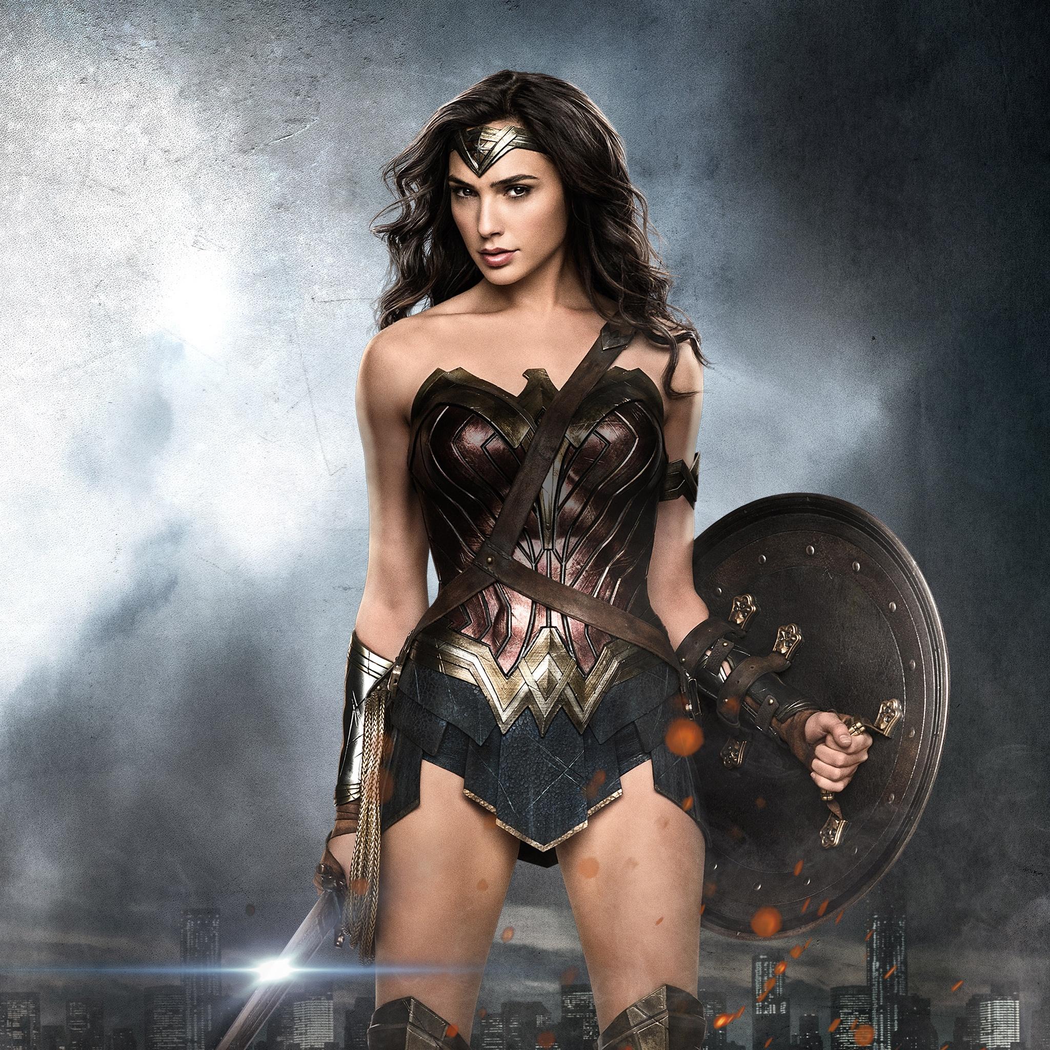 2048x2048 Wonder Woman Gal Gadot Wallpaper in jpg format for free download