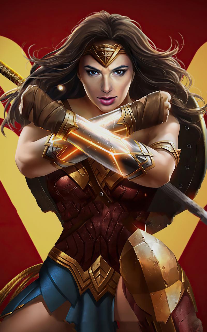 800x1280 Wonder Woman Dc Injustice 2 Mobile Nexus Samsung Galaxy Tab Note Android Tablets HD 4k Wallpaper, Image, Background, Photo and Picture