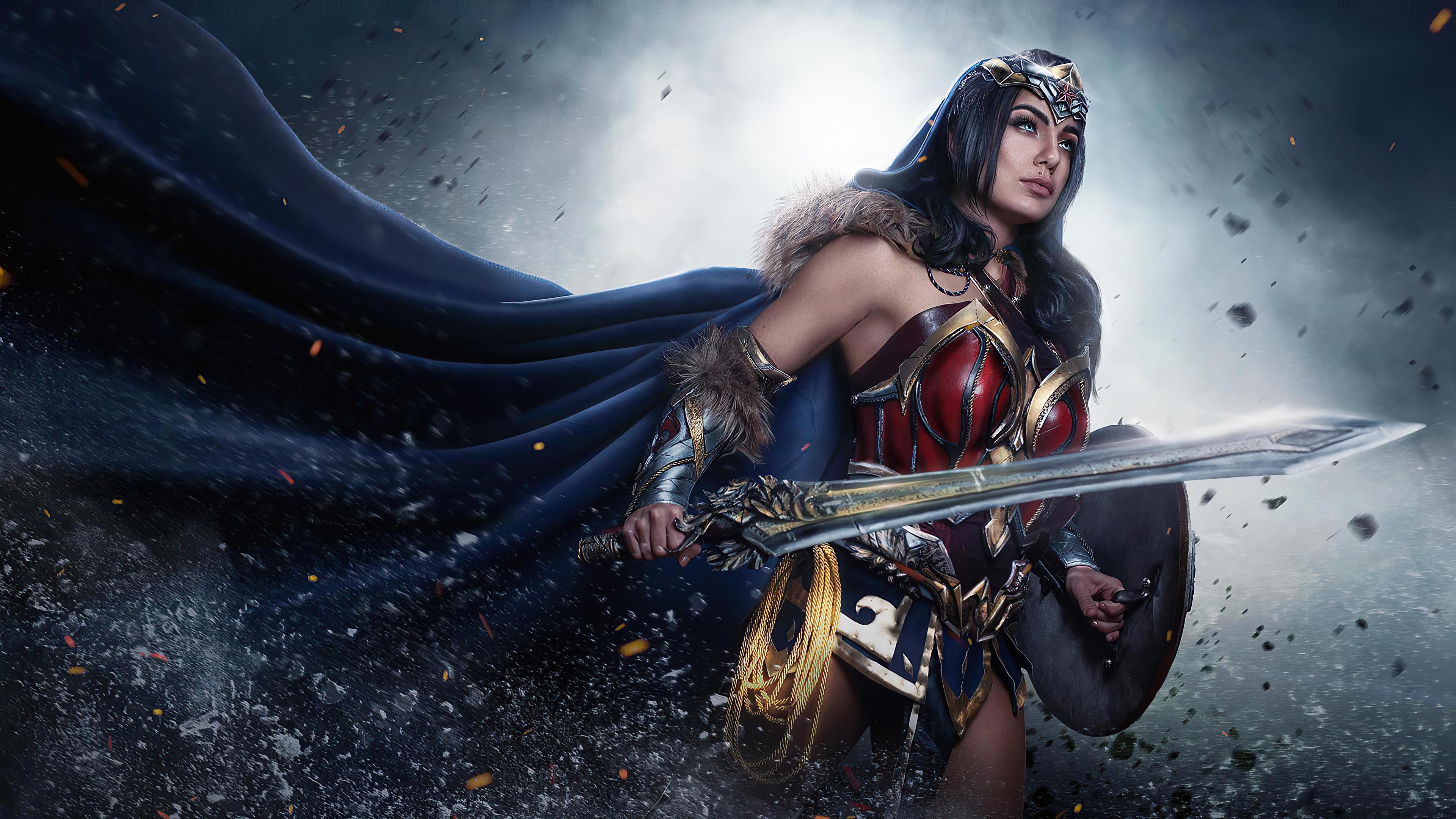 3840x2160 Wonder Woman Cosplay 2020 4k, HD Superheroes, 4k Wallpaper, Image, Background, Photo and Picture