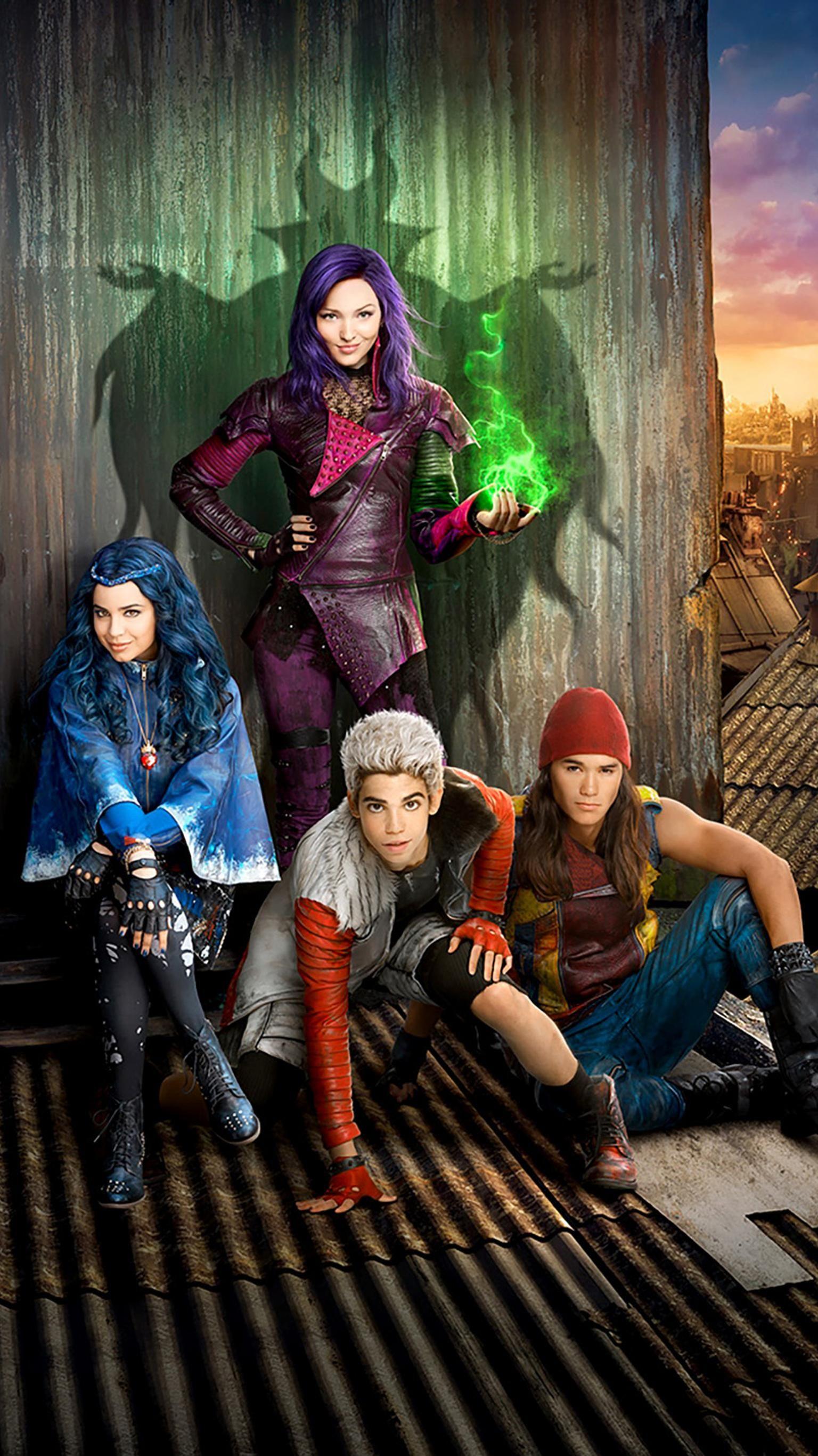 1536x2732 Disney Descendants Wallpaper