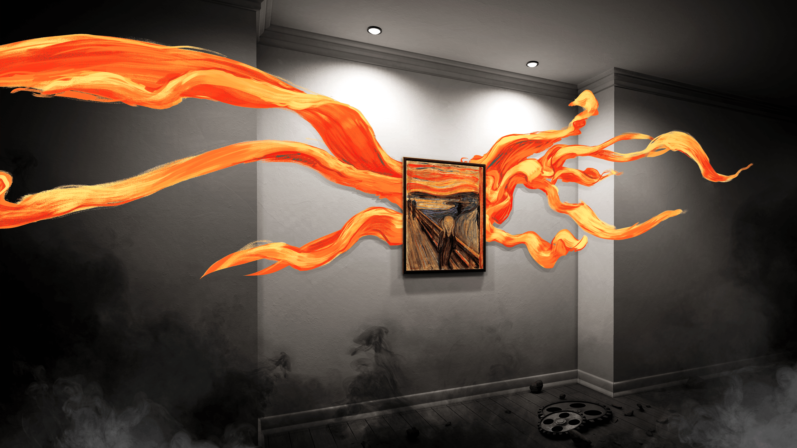 2560x1440 The Scream VR Brings Edvard Munch's Unsettling Painting Home To PCs