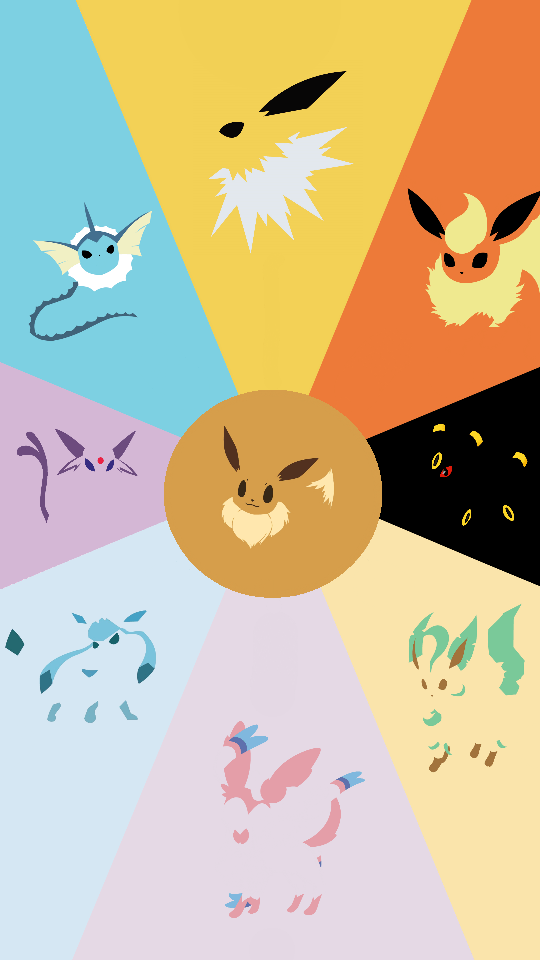 1080x1920 Eeveelution Phone Wallpaper