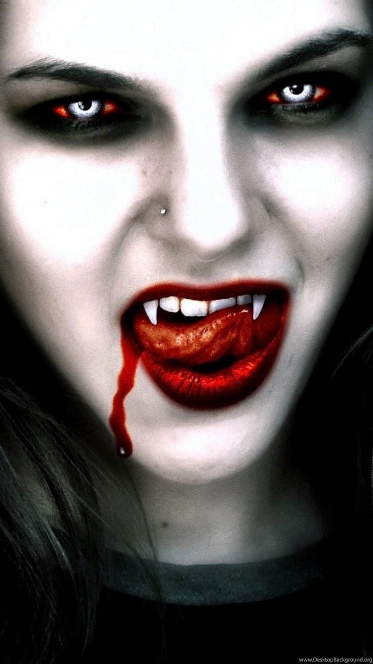 750x1334 Windows Phone 8X Dark Vampire Wallpaper Desktop Background