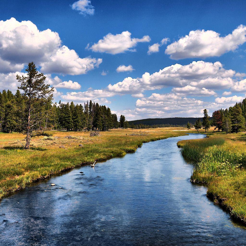 1024x1024 peaceful picture. Peaceful River iPad Wallpaper. ipadflava.com. Desktop background picture, River, iPad background