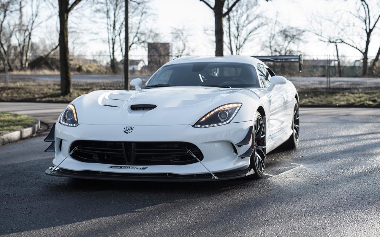 1280x800 Dodge Viper ACR White