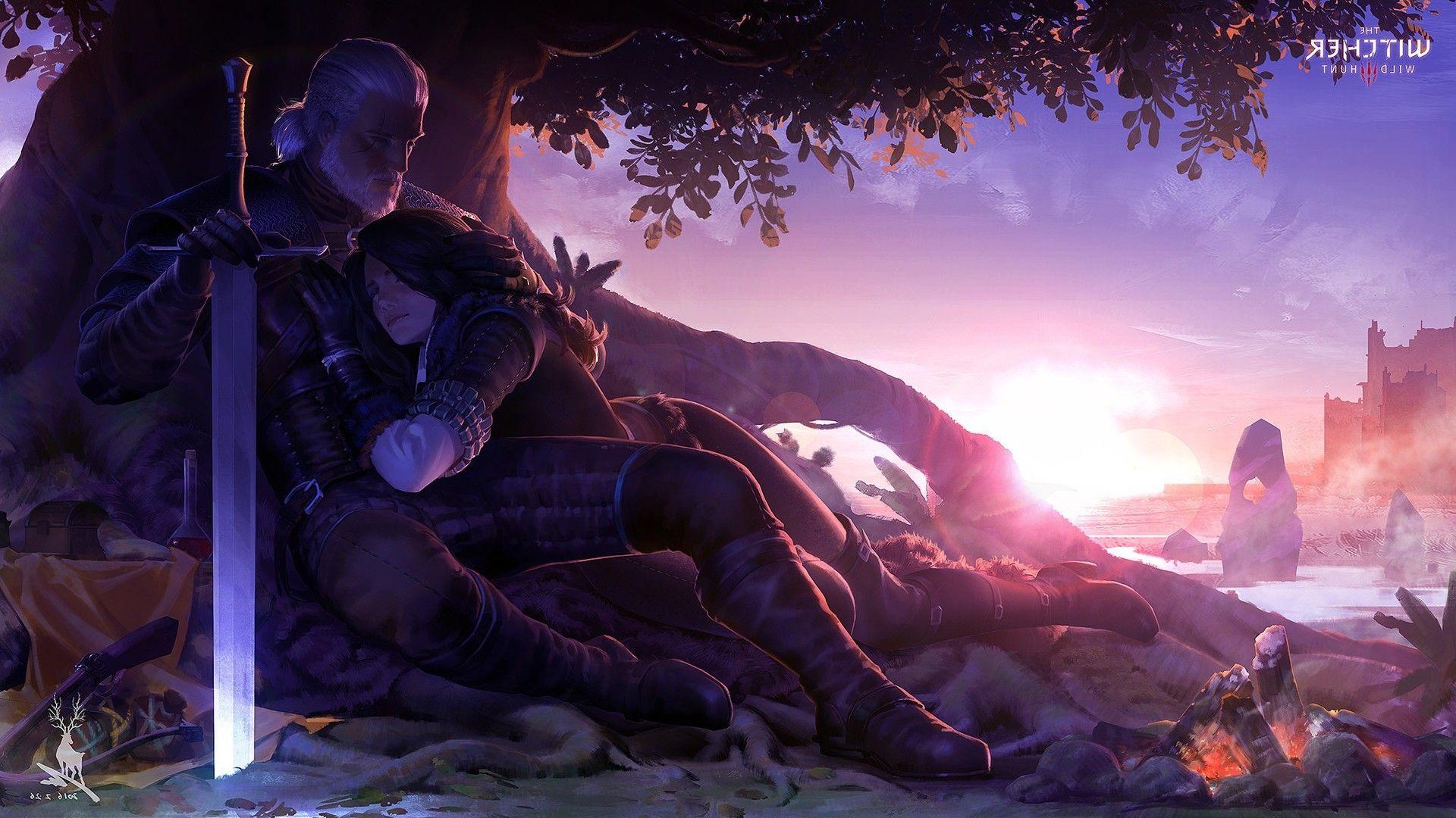 1920x1080 fantasy Art, The Witcher Wallpaper HD / Desktop and Mobile