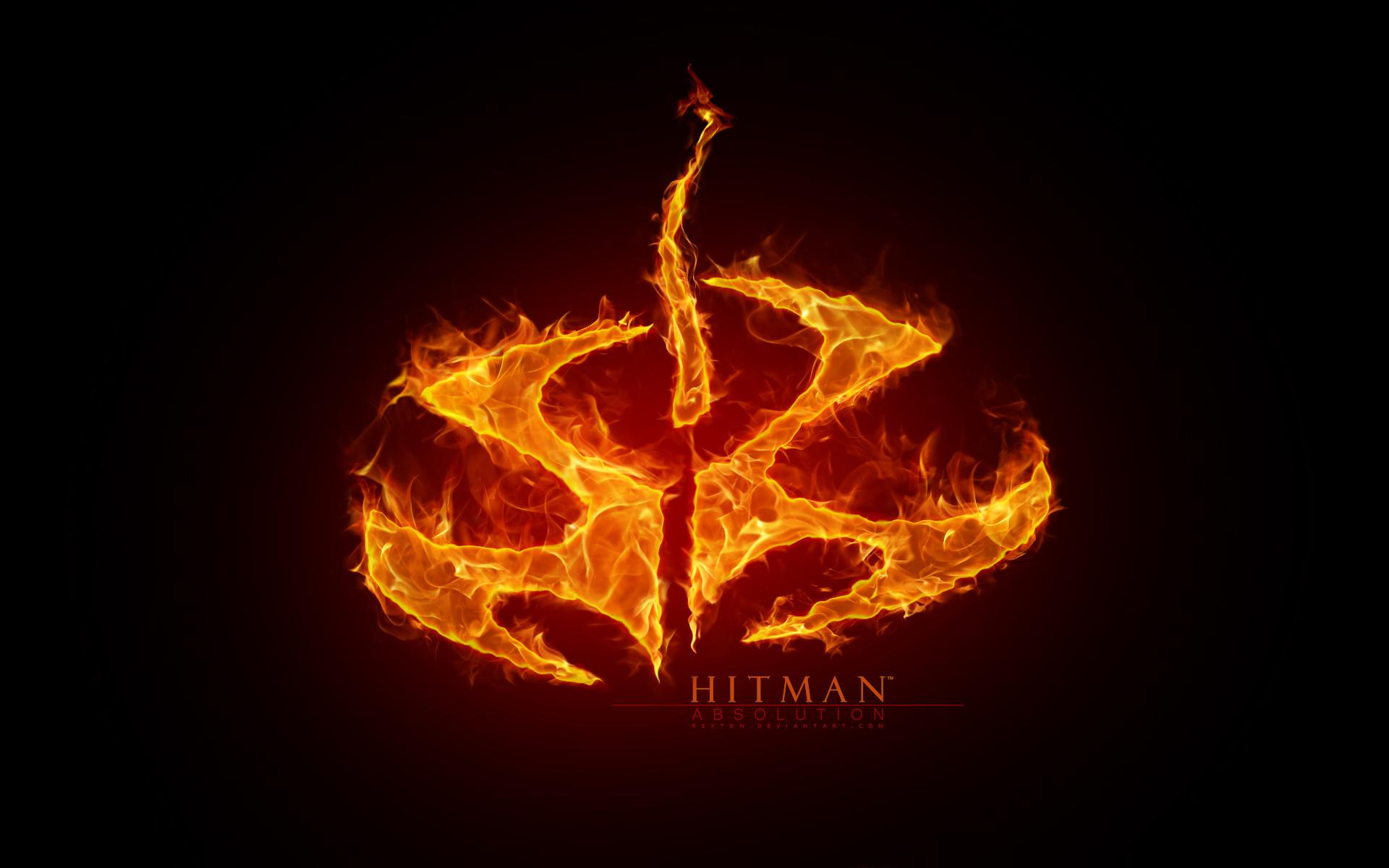 1920x1200 Hitman Logo
