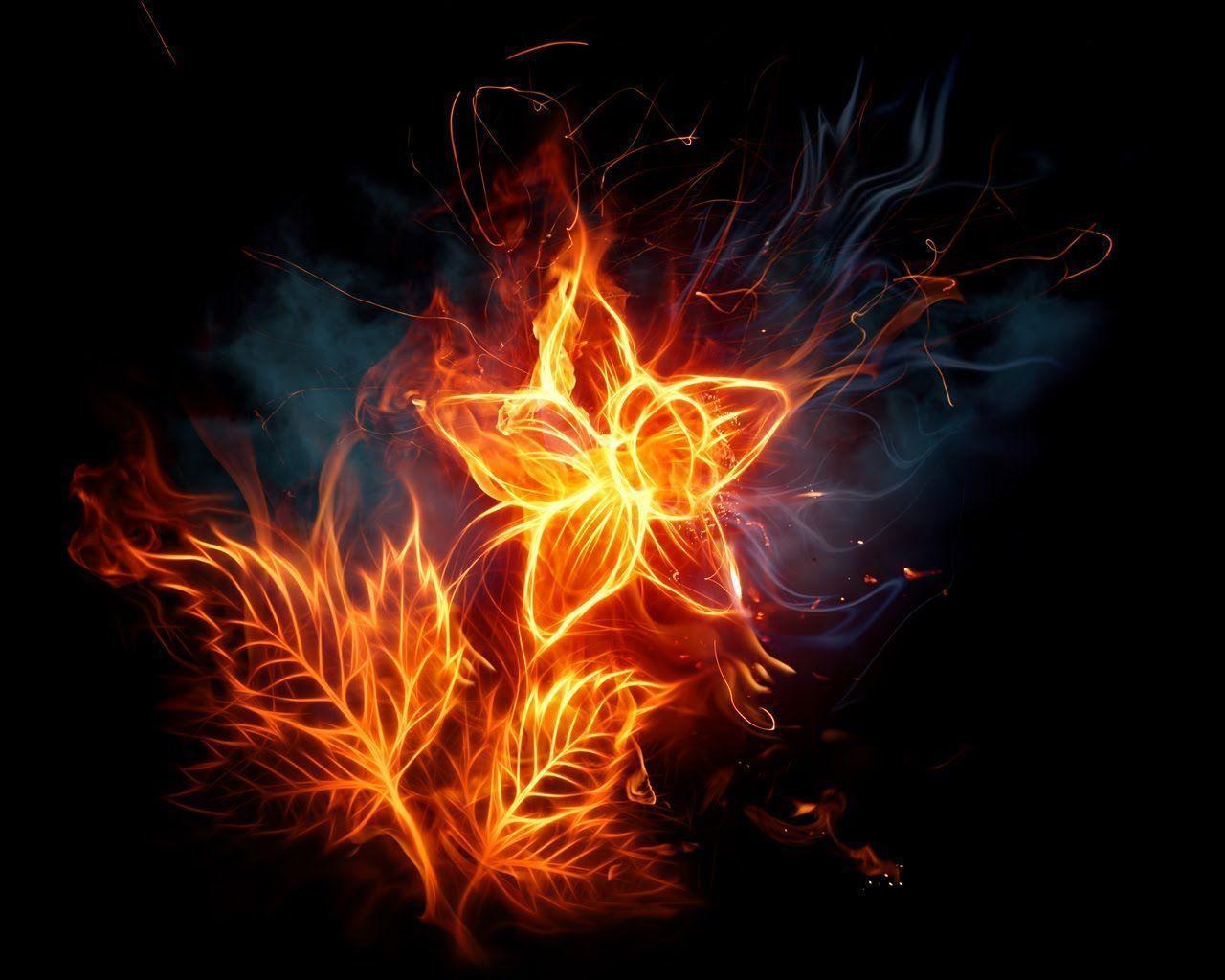 1280x1024 Fire Element Wallpaper