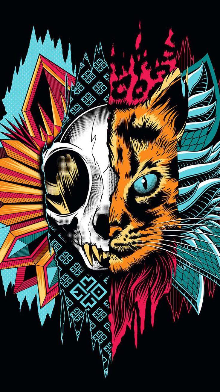 736x1309 Scary Cat iPhone Wallpaper. iPhone wallpaper cat, Scary wallpaper, iPhone wallpaper