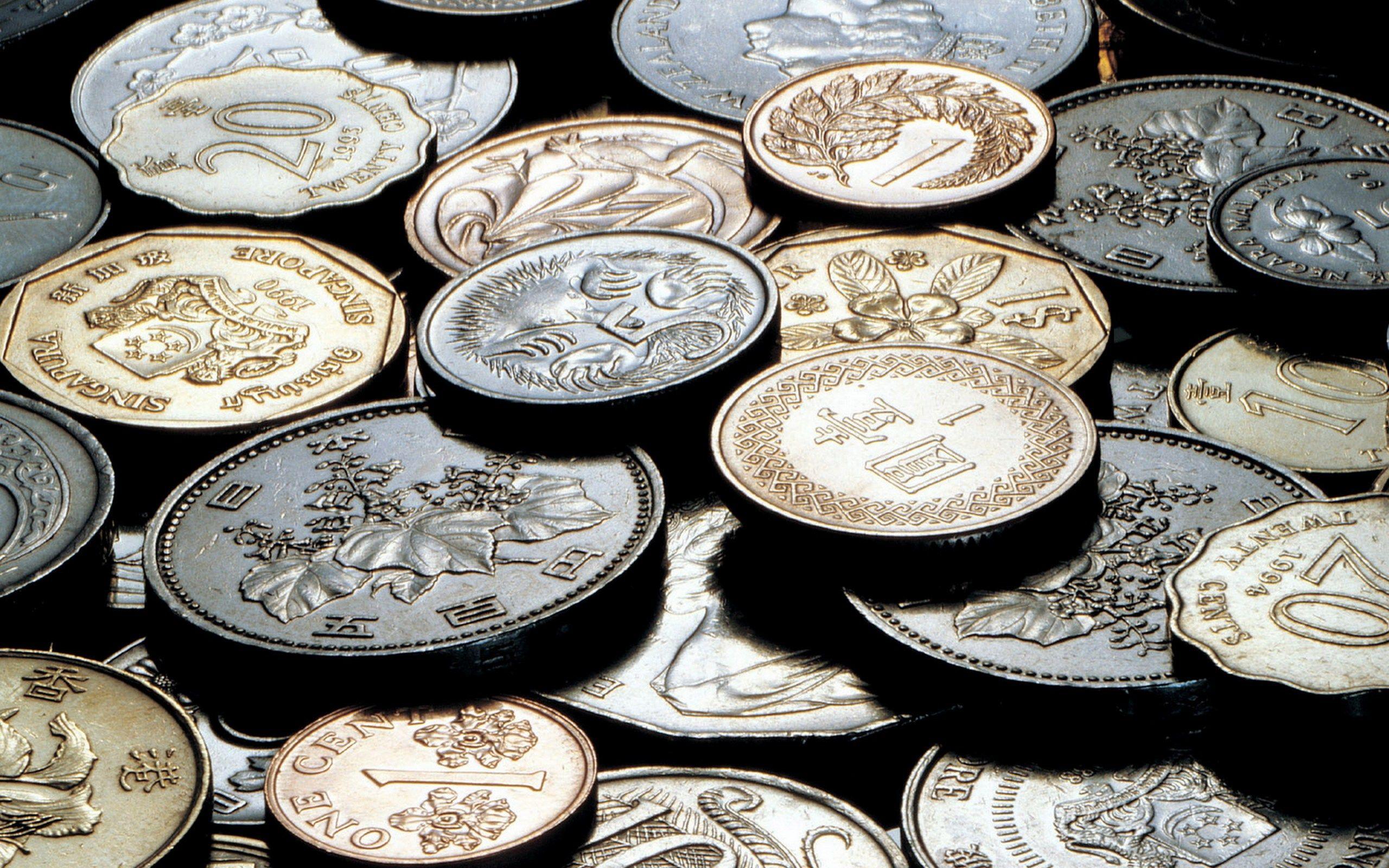2560x1600 Coins Wallpaper