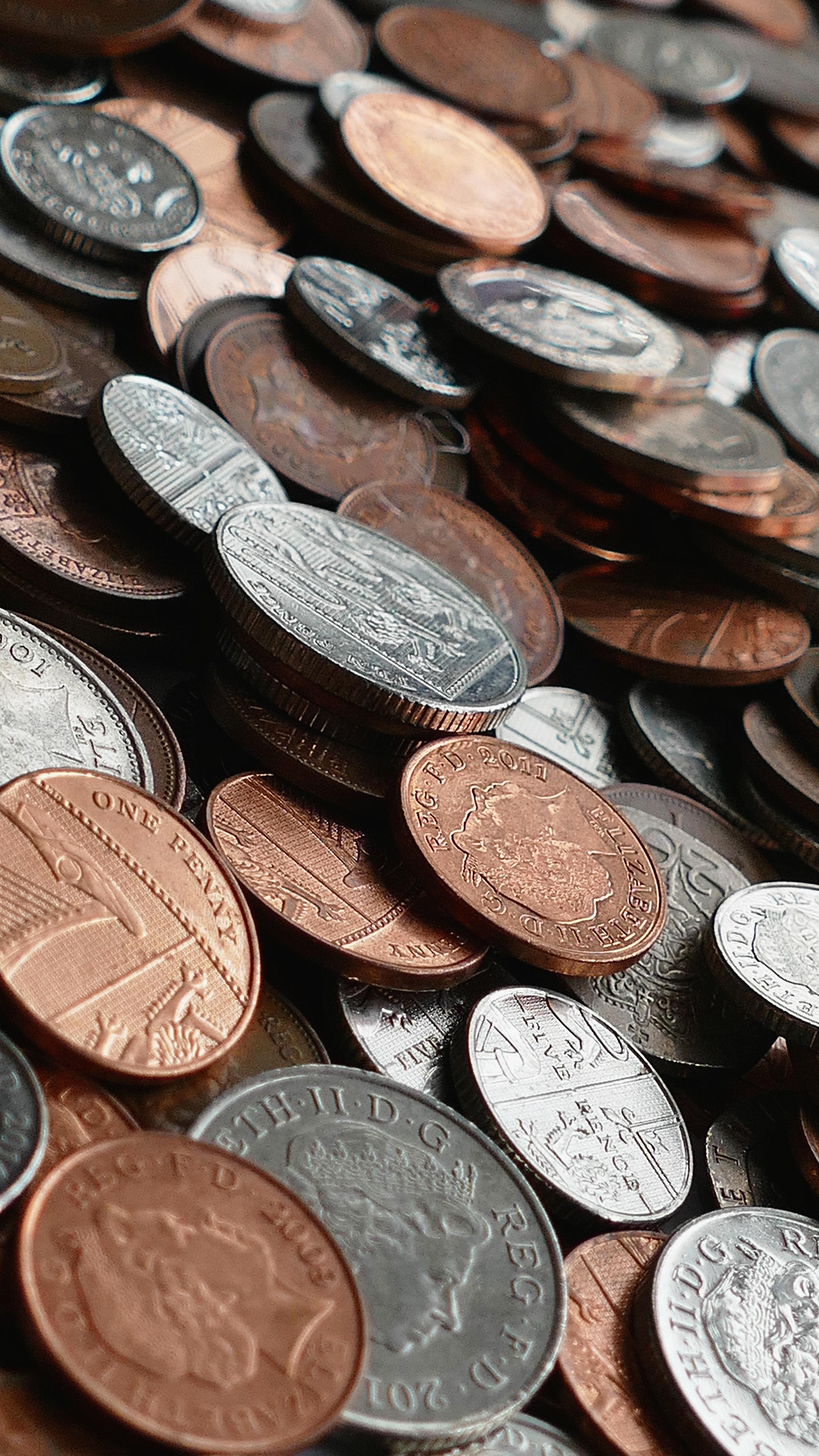 3080x5472 Silver and Brown Round Coins · Free