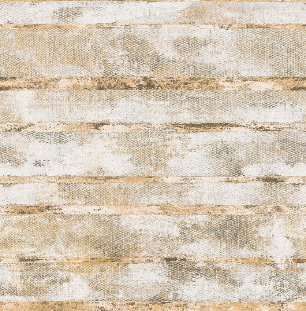 1000x1018 Sample Otis Wallpaper In Brown And Off White From The Metalworks Colle