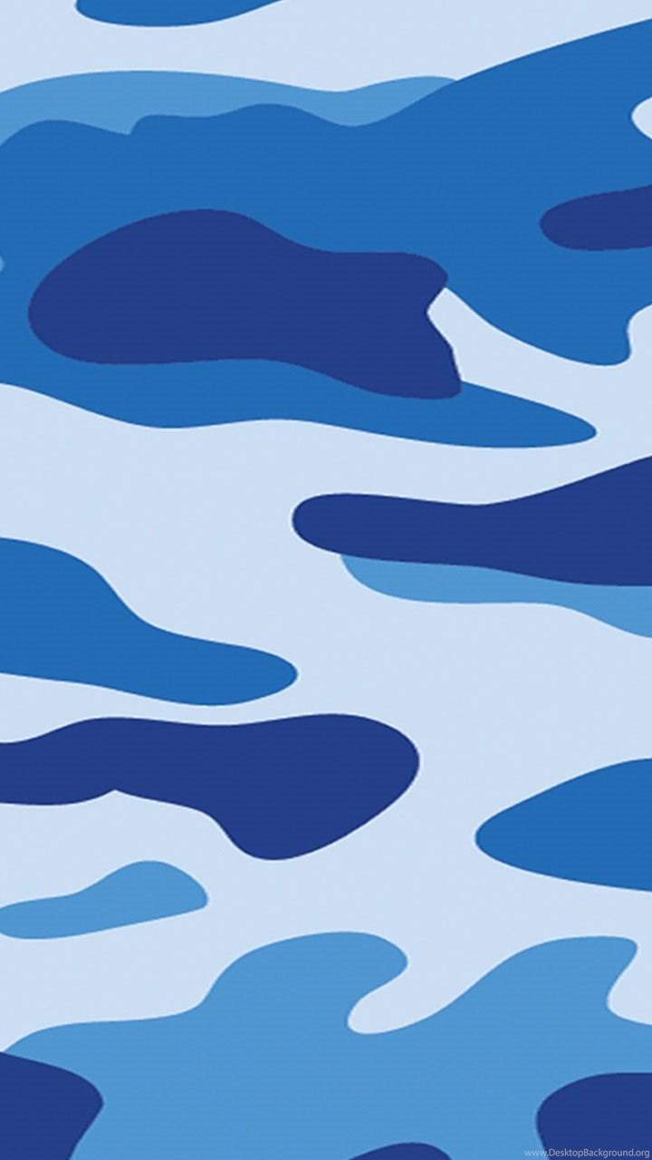 720x1280 Blue Camouflage Wallpaper Desktop Background Desktop Background