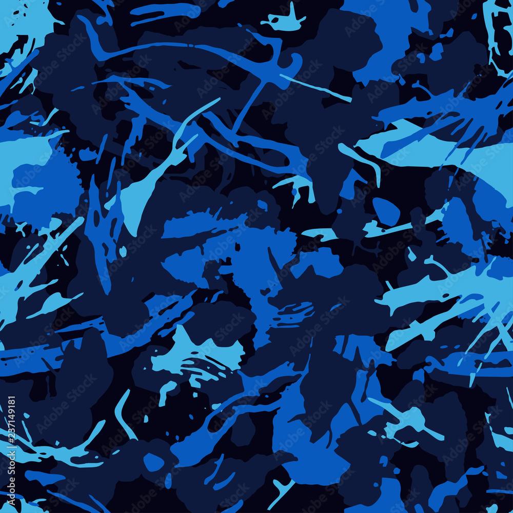 1000x1000 Blue Camouflage Uniform Wallpaper