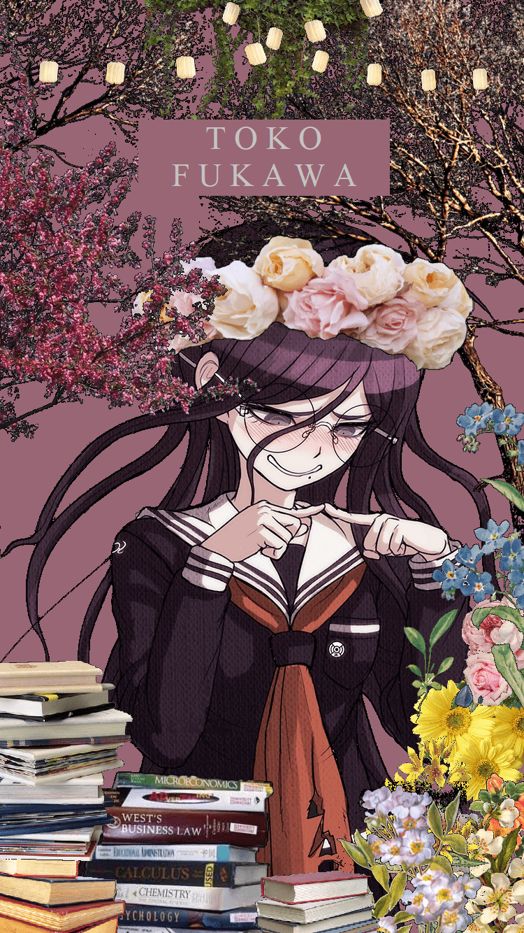 750x1334 Toko Fukawa Wallpaper