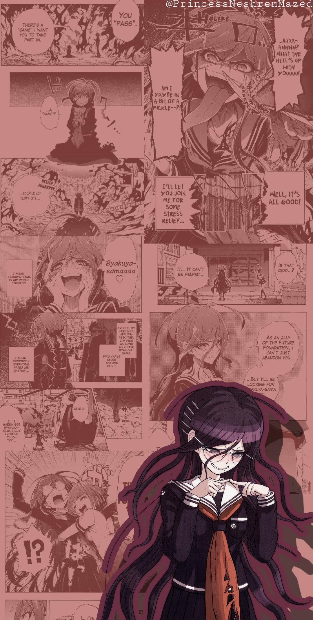 1080x2141 Toko Fukawa cute wallpaper. Anime wallpaper, Danganronpa, Cool anime wallpaper