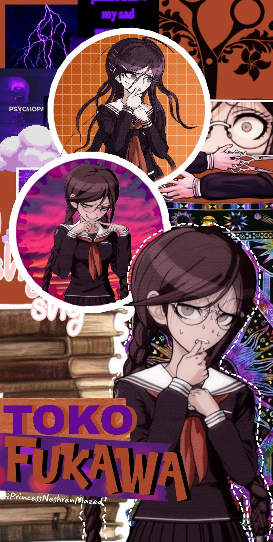 1080x2141 Toko Fukawa wallpaper. Danganronpa trigger happy havoc, Danganronpa characters, Anime wallpaper iphone