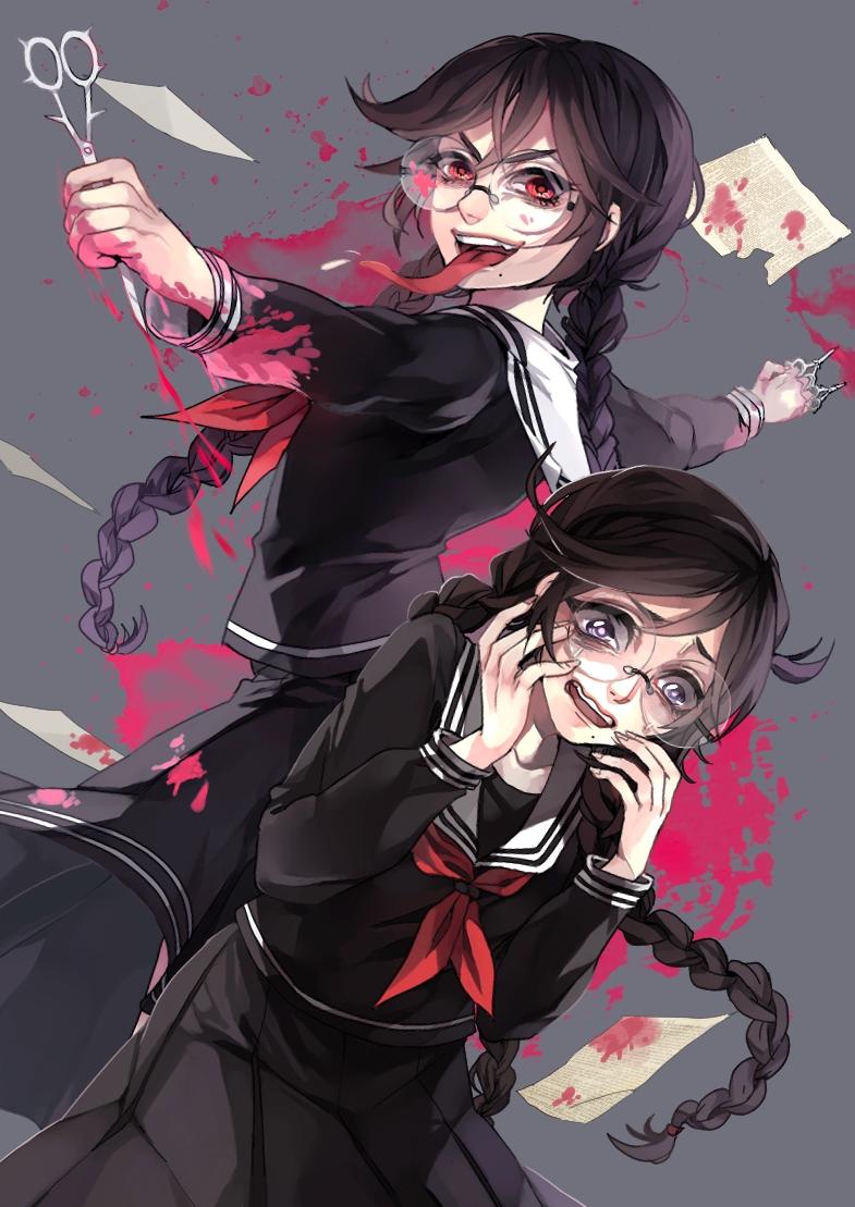 785x1109 Fukawa Touko (Touko Fukawa) Wallpaper Anime Image Board