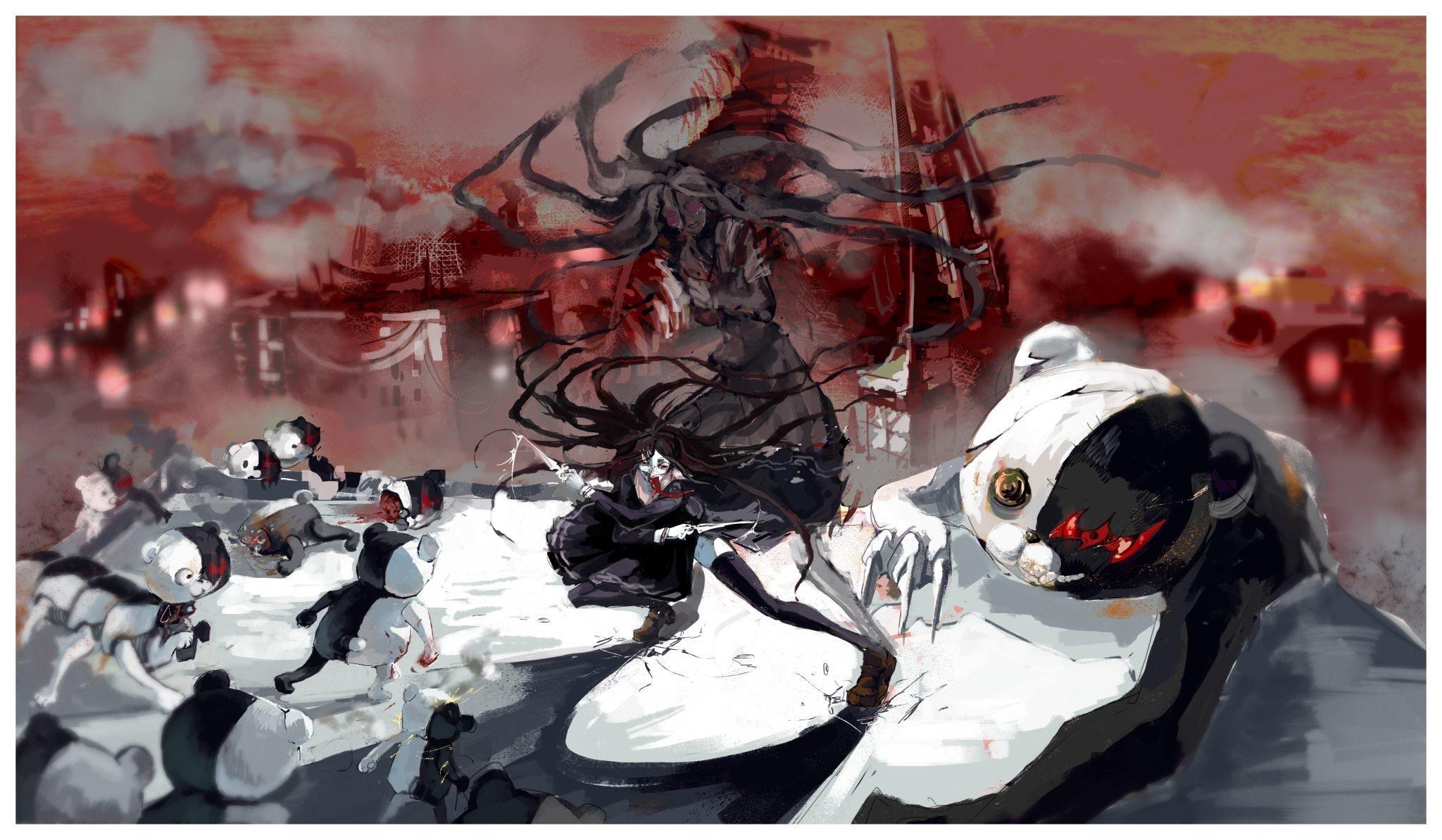 2048x1193 Toko Fukawa Haunted