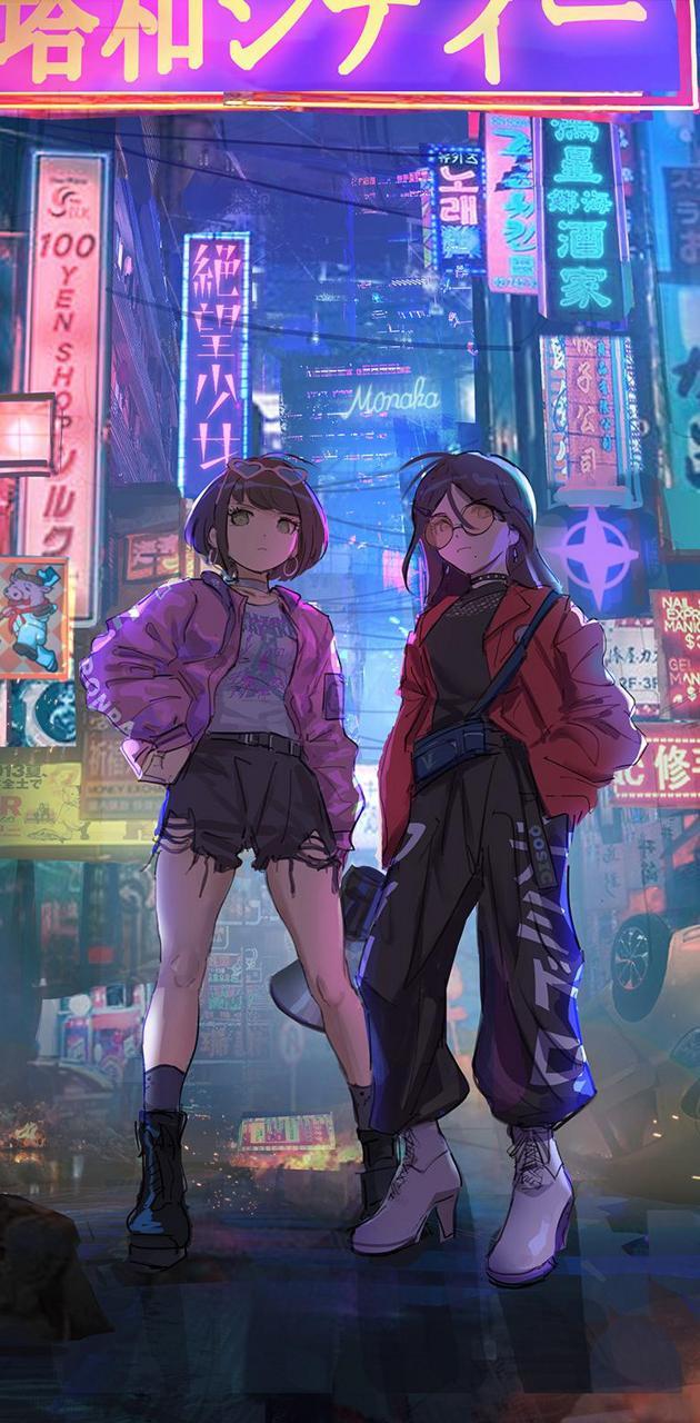 630x1280 Komaru and Toko wallpaper