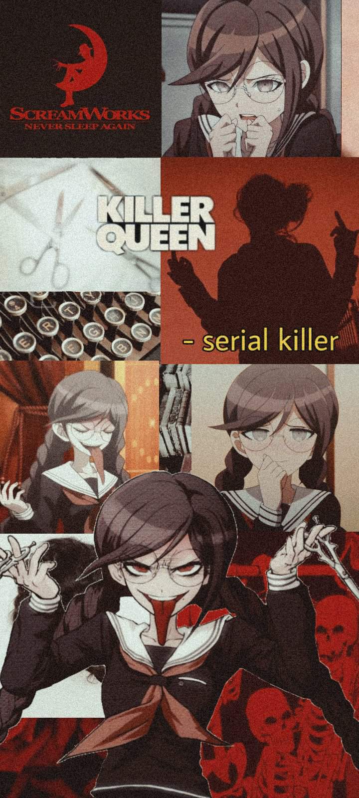 720x1600 Toko Fukawa Genosider Syo Wallpaper