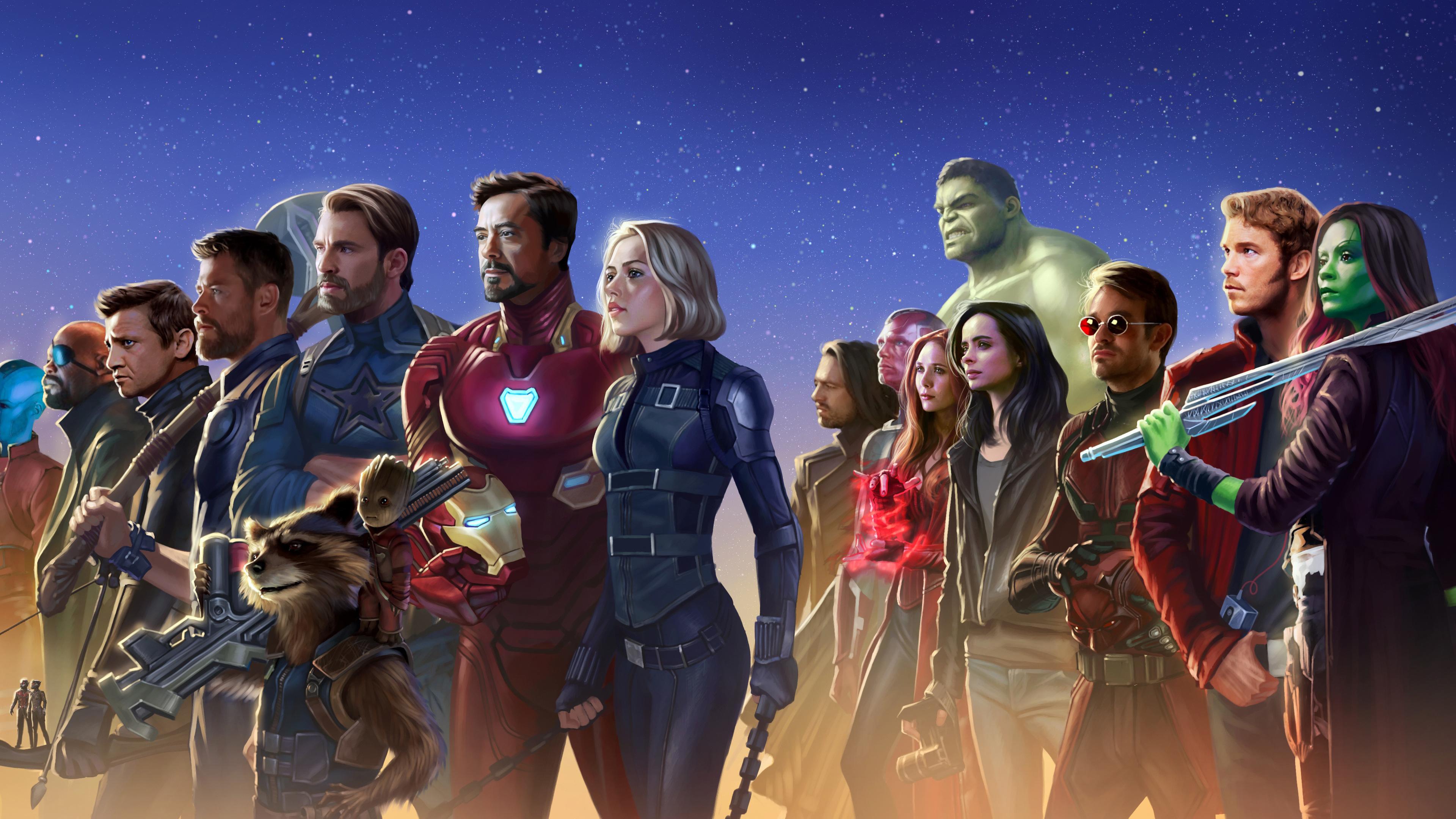 3840x2160 Wallpaper 4k Avengers Infinity War 4k 5k Wallpaper