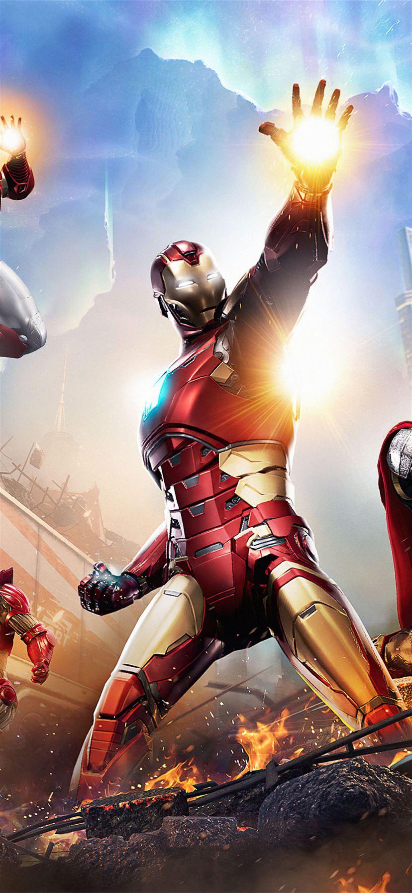 828x1792 marvels avengers 5k iPhone 11 Wallpaper Free Download