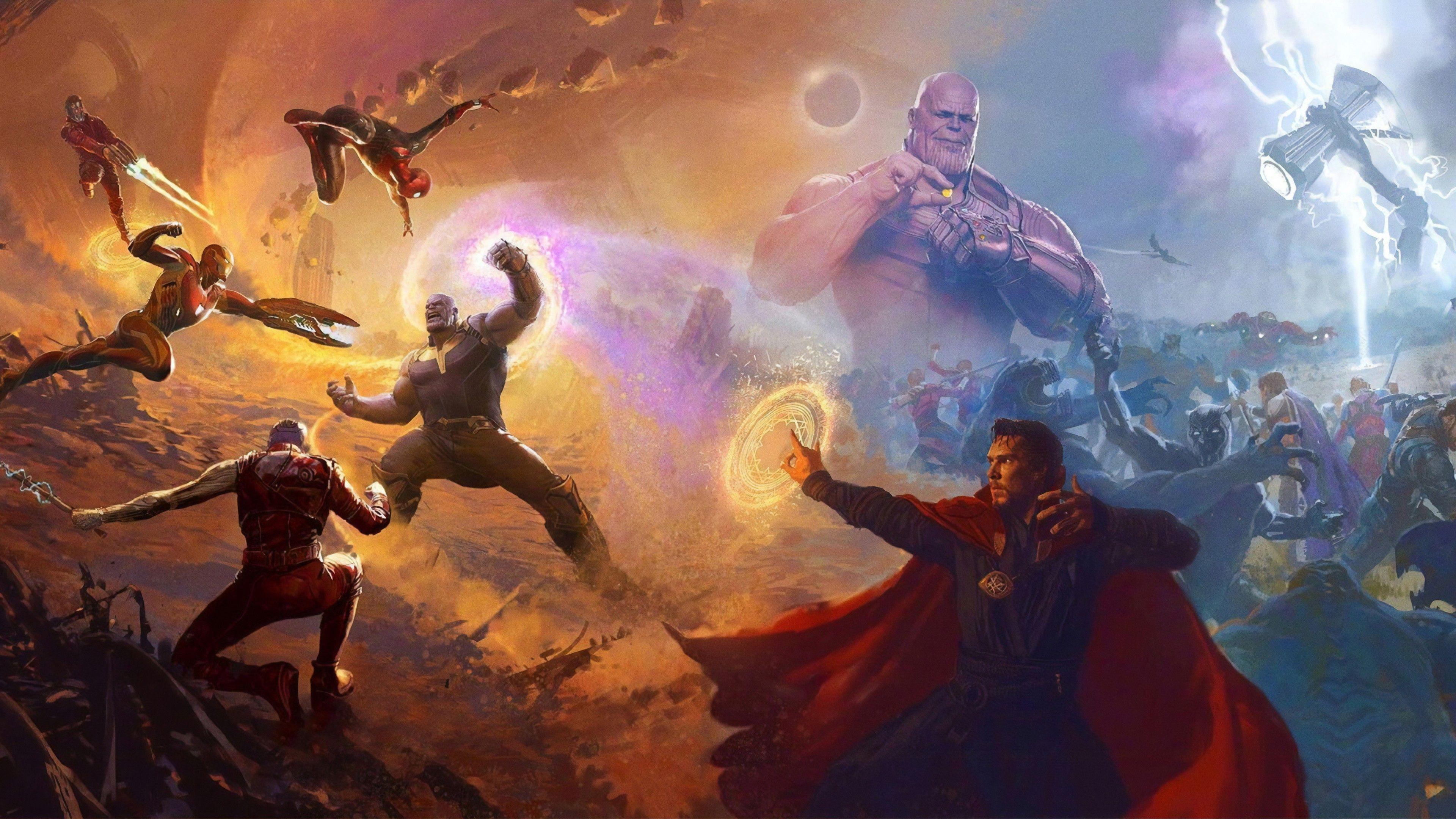 3840x2160 Avengers Infinity War Final Battle Wallpaper