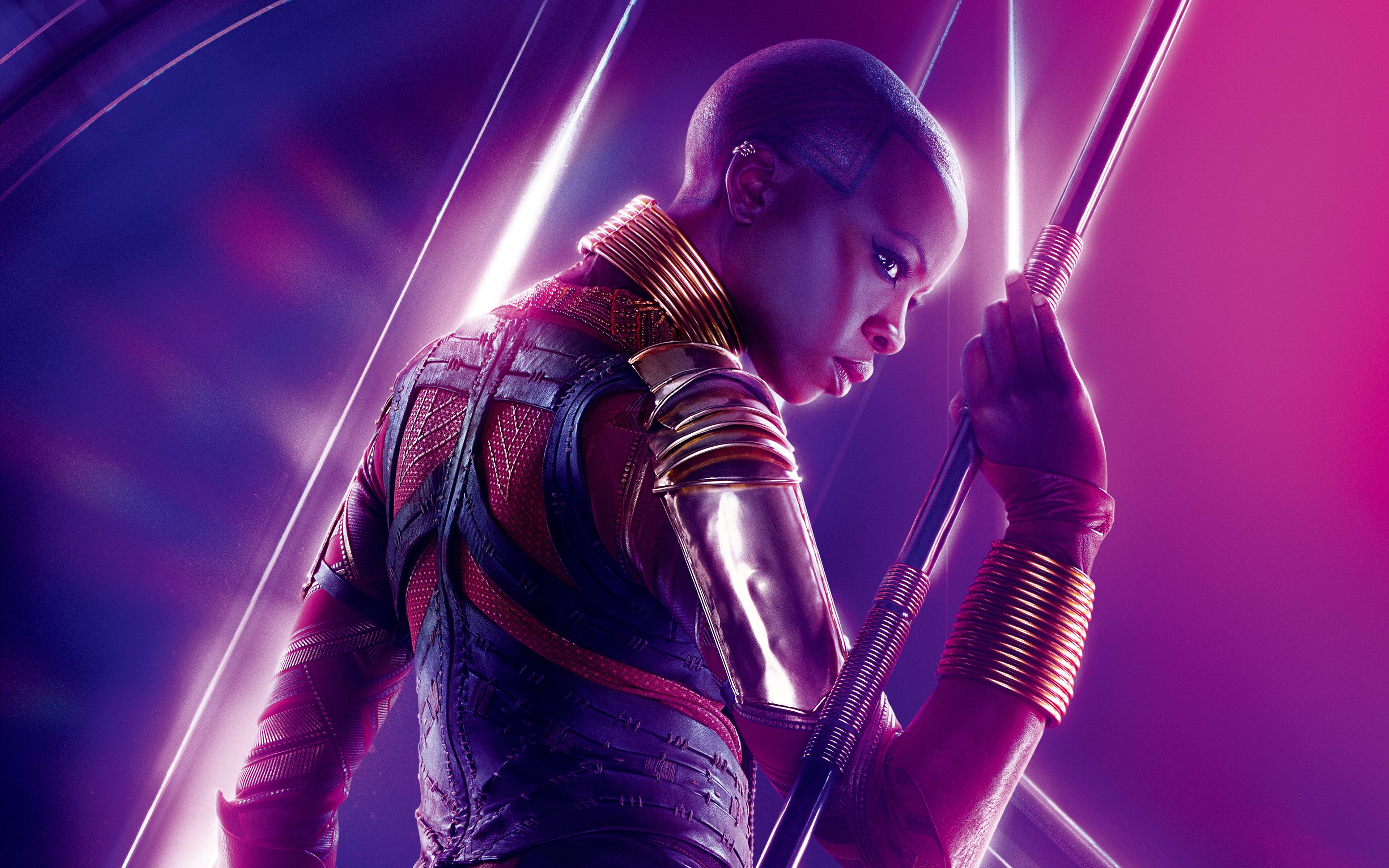3840x2400 Wallpaper 4k Danai Gurira as Okoye Avengers Infinity War 5K Wallpaper