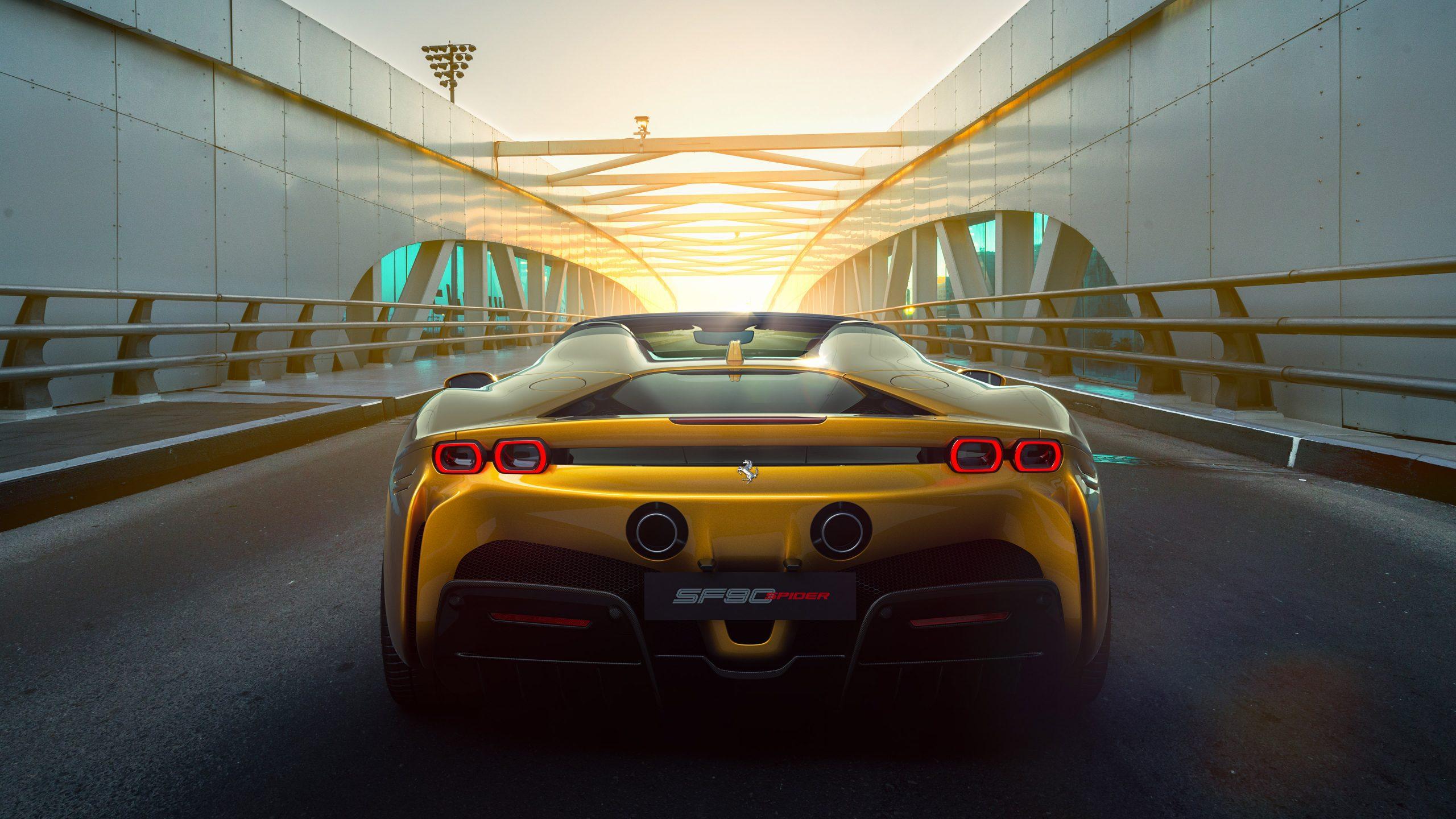 2560x1440 Ferrari SF90 Spider Wallpaper