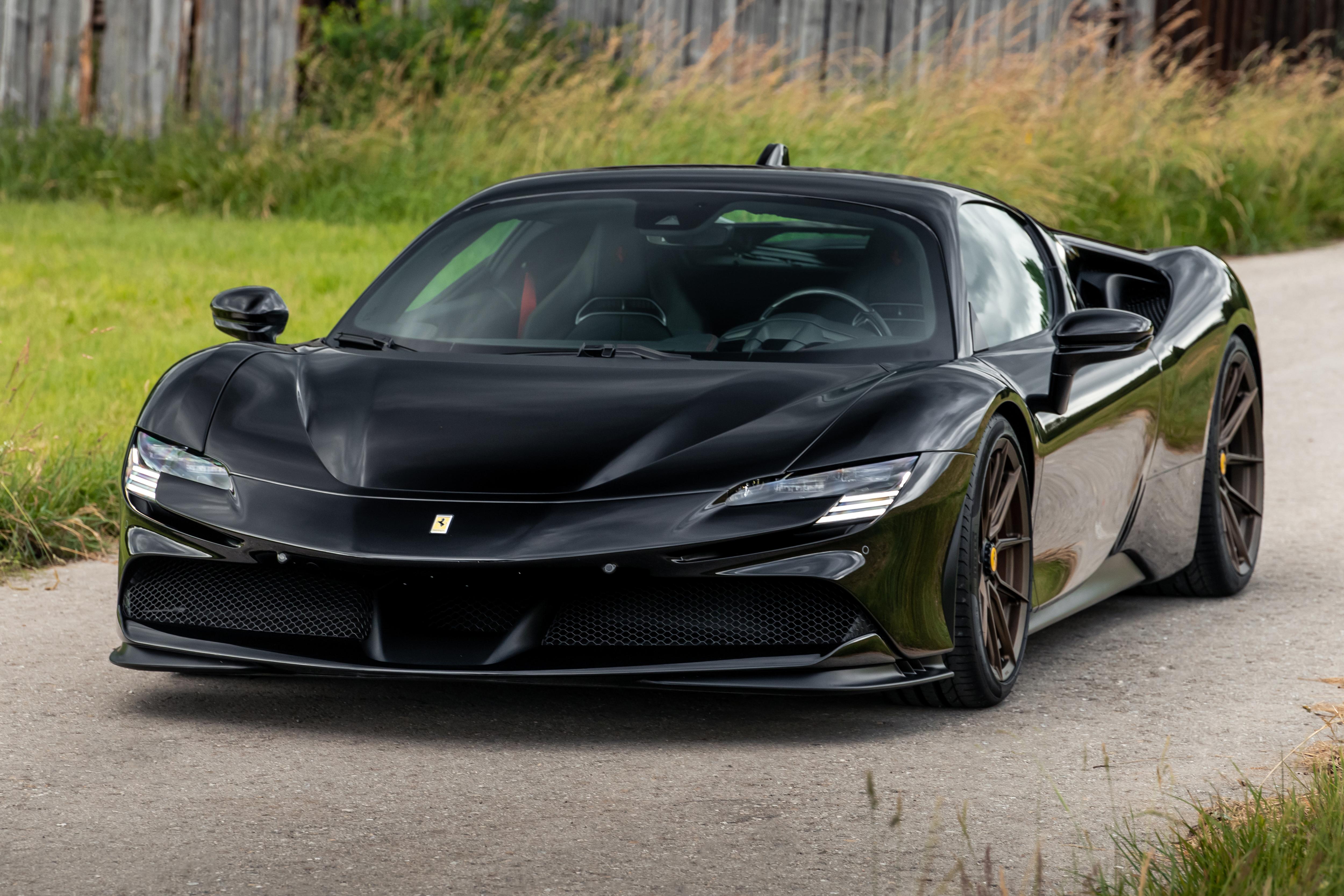 5000x3333 Black 2021 Novitec Ferrari SF90 Stradale 4k Ultra HD Wallpaper