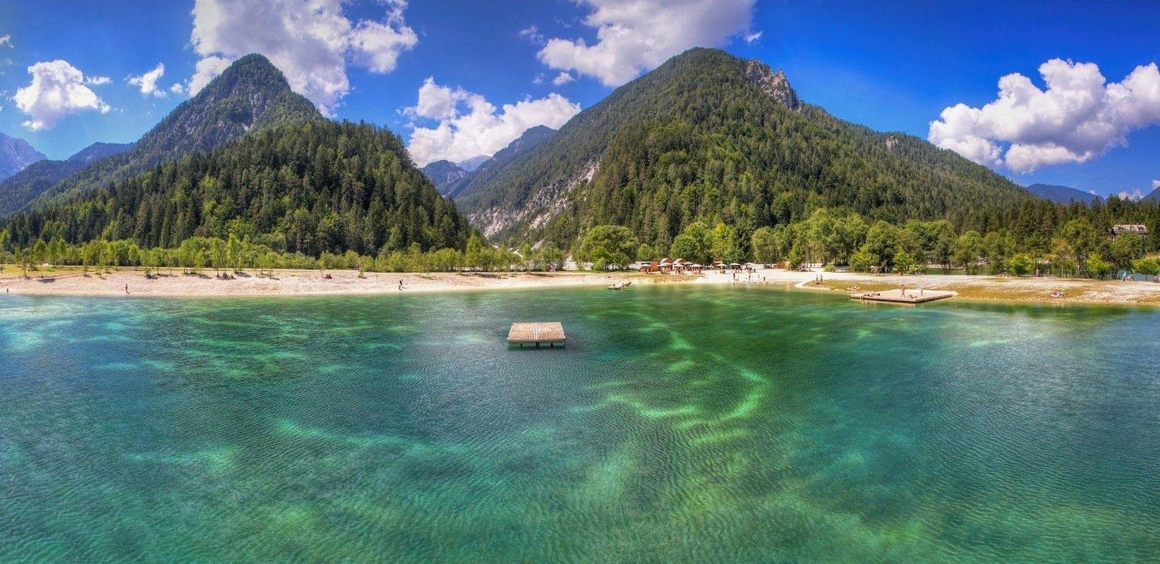 1644x800 nature, Landscape, Lake, Summer, Beach, Hills, Trees, Green, Water